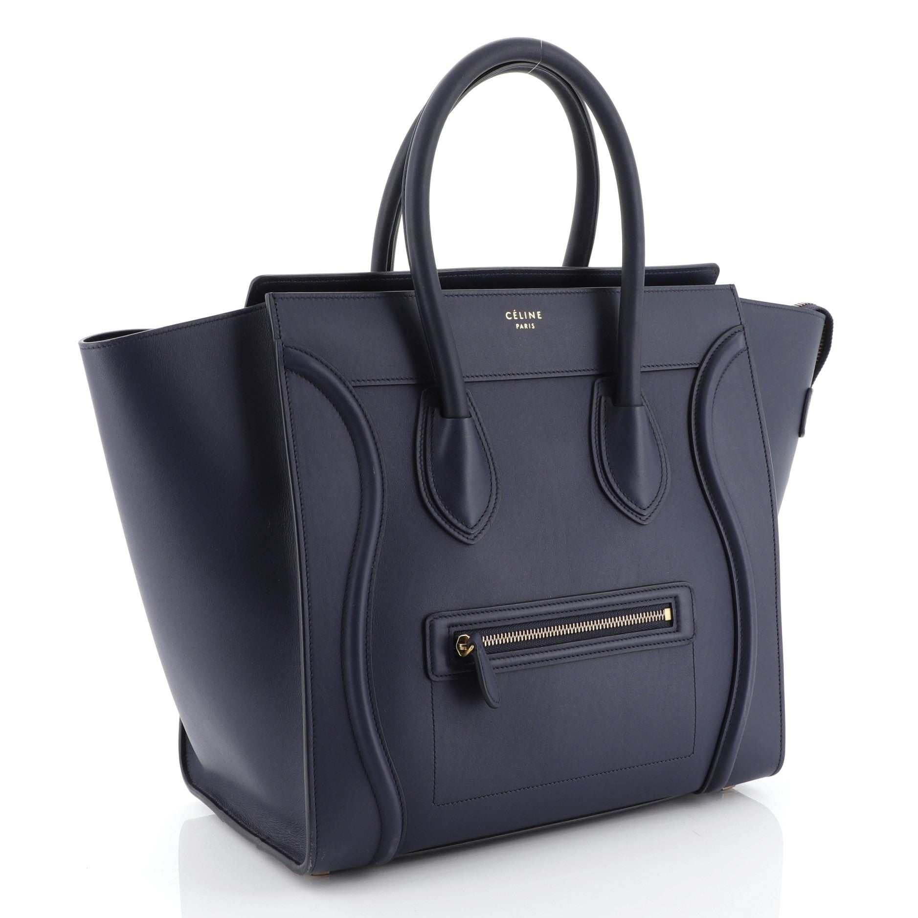 Luggage Handbag Smooth Leather Mini