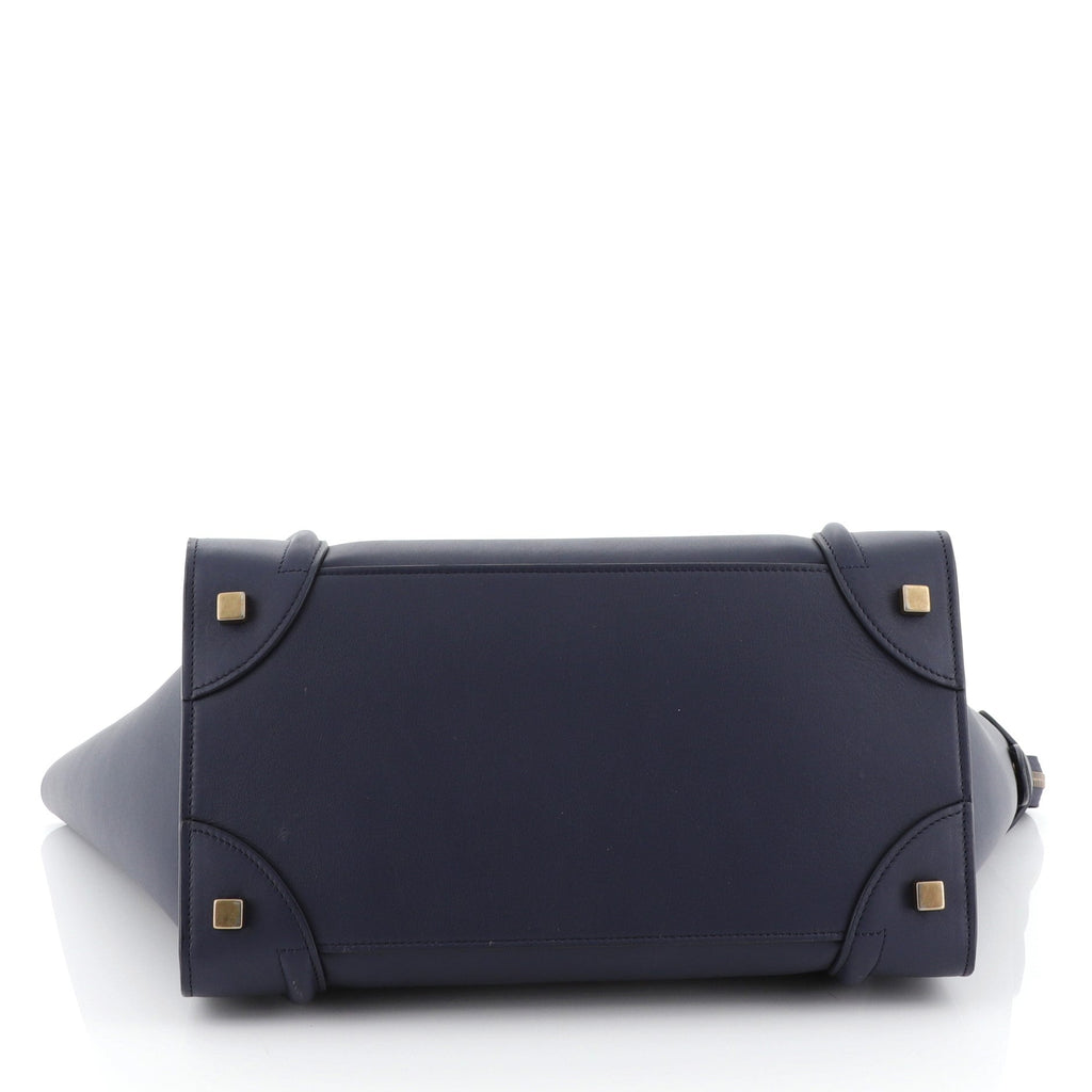 Luggage Handbag Smooth Leather Mini