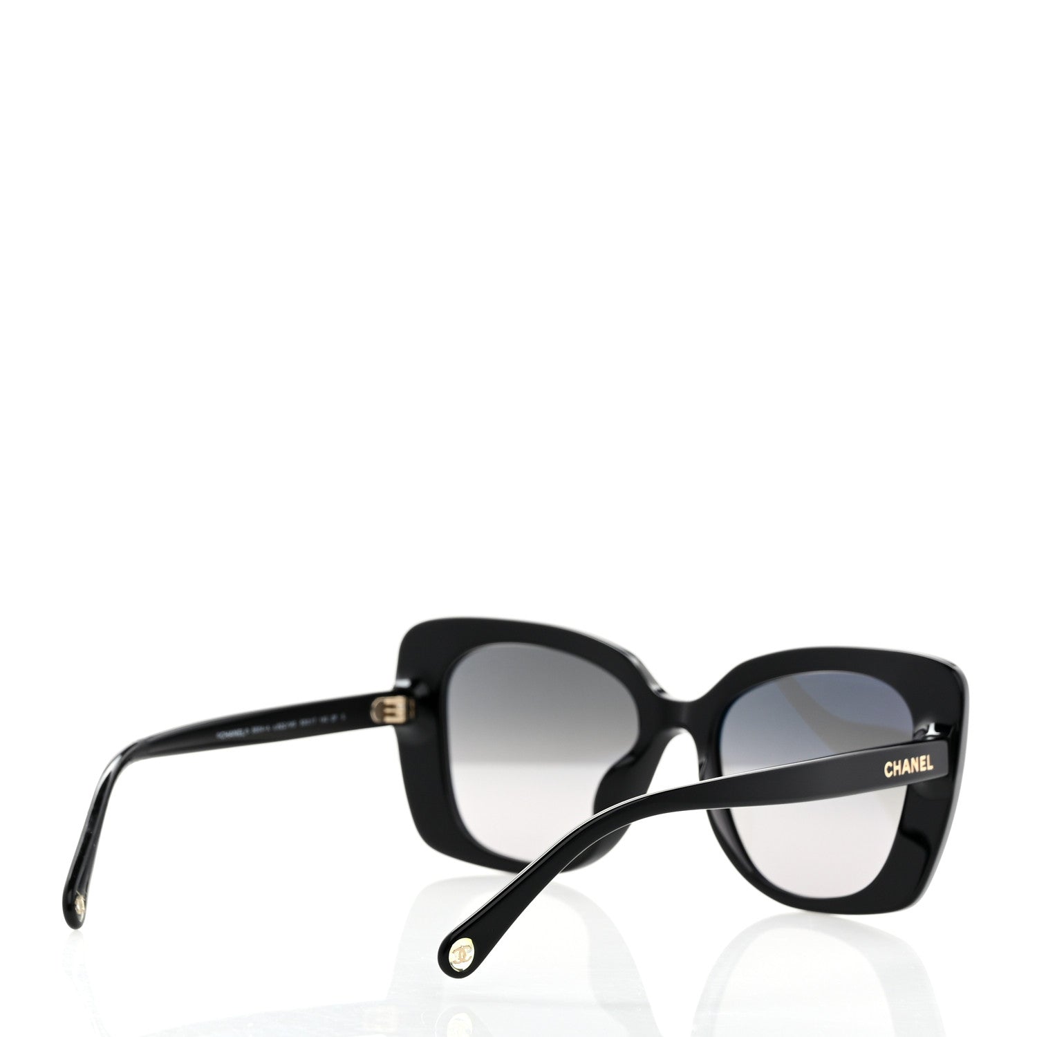 Acetate Polarized Rectangle Sunglasses 5504A Black