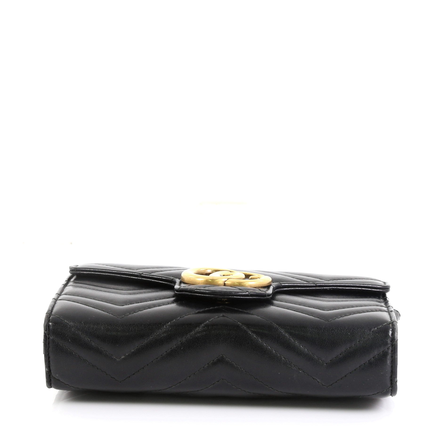 GG Marmont Chain Wallet Matelasse Leather Mini