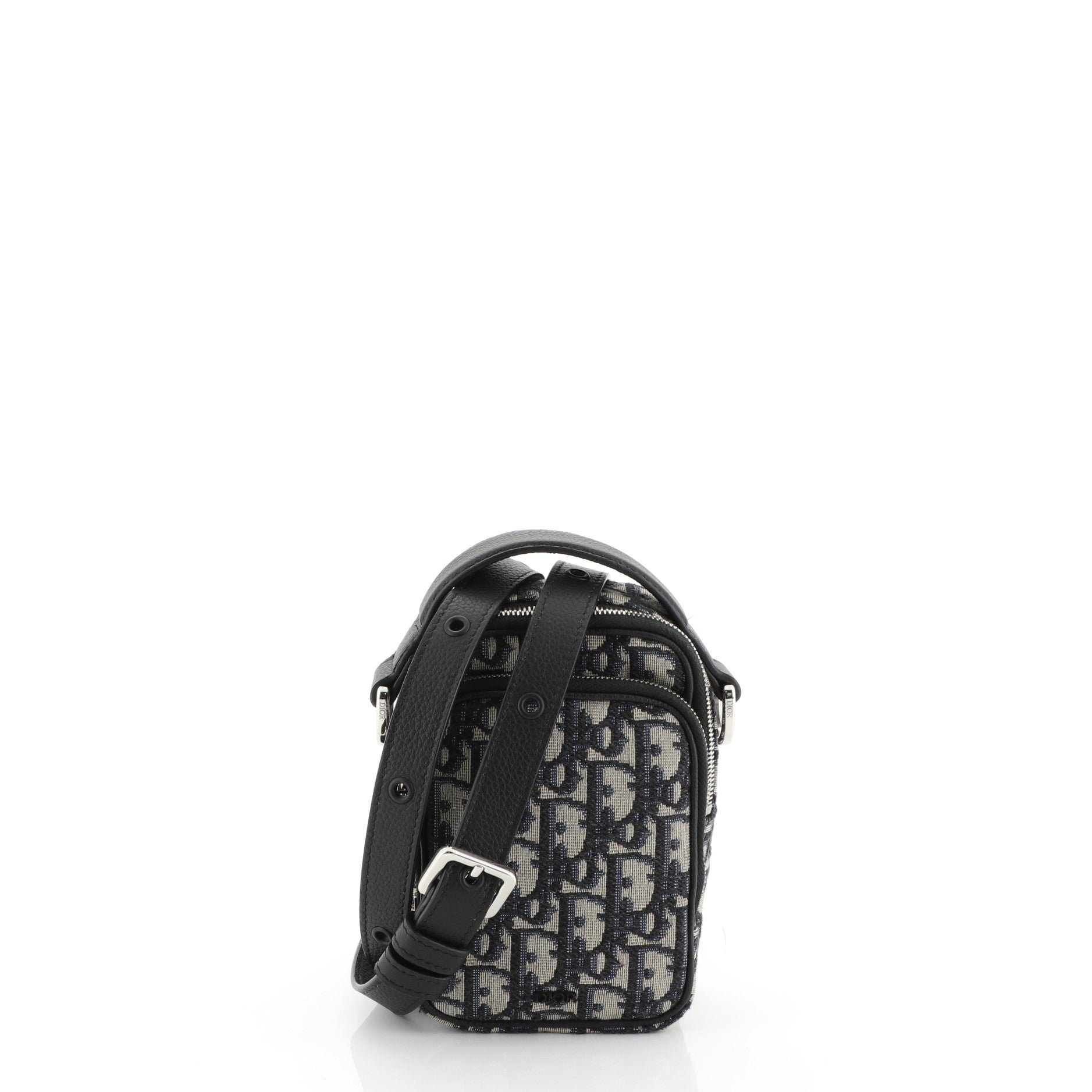 Zip Around Crossbody Pouch Oblique Canvas Mini