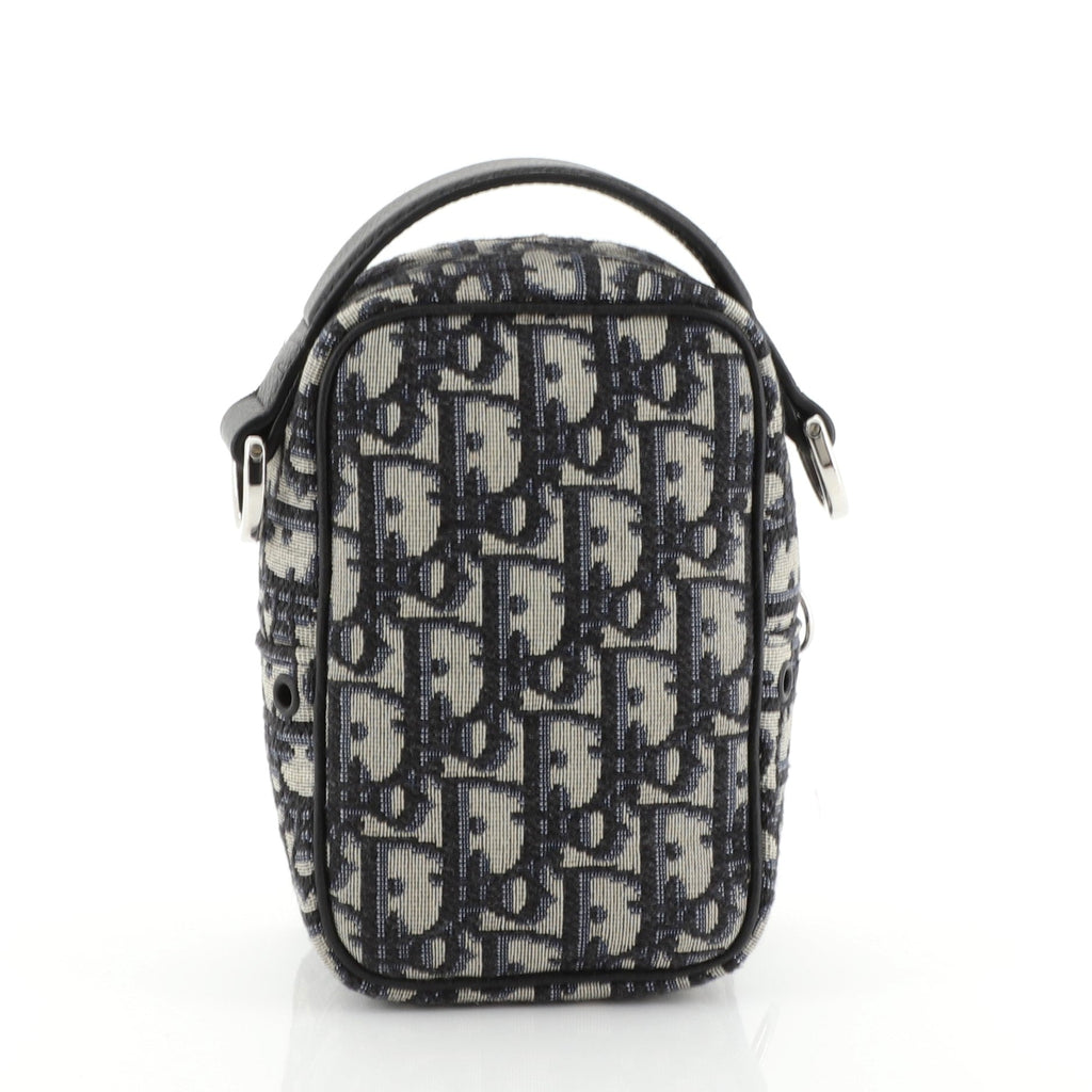 Zip Around Crossbody Pouch Oblique Canvas Mini