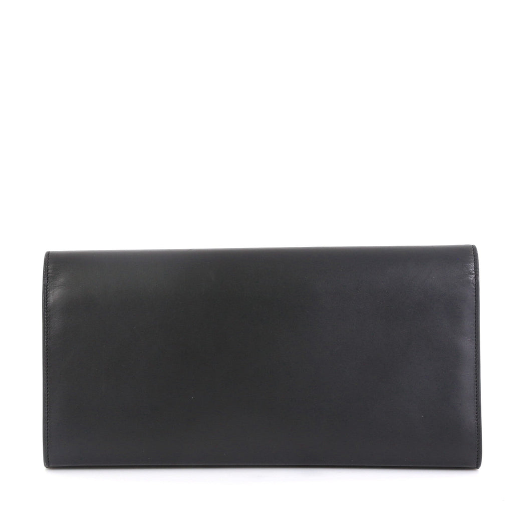 Classic Monogram Tassel Clutch Leather Long