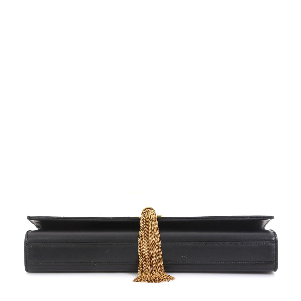 Classic Monogram Tassel Clutch Leather Long
