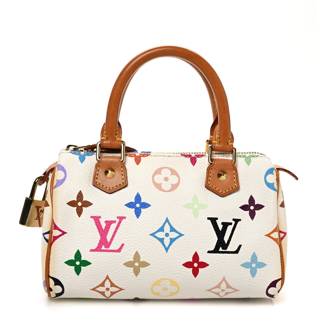 Monogram Multicolor Mini Sac HL Speedy White