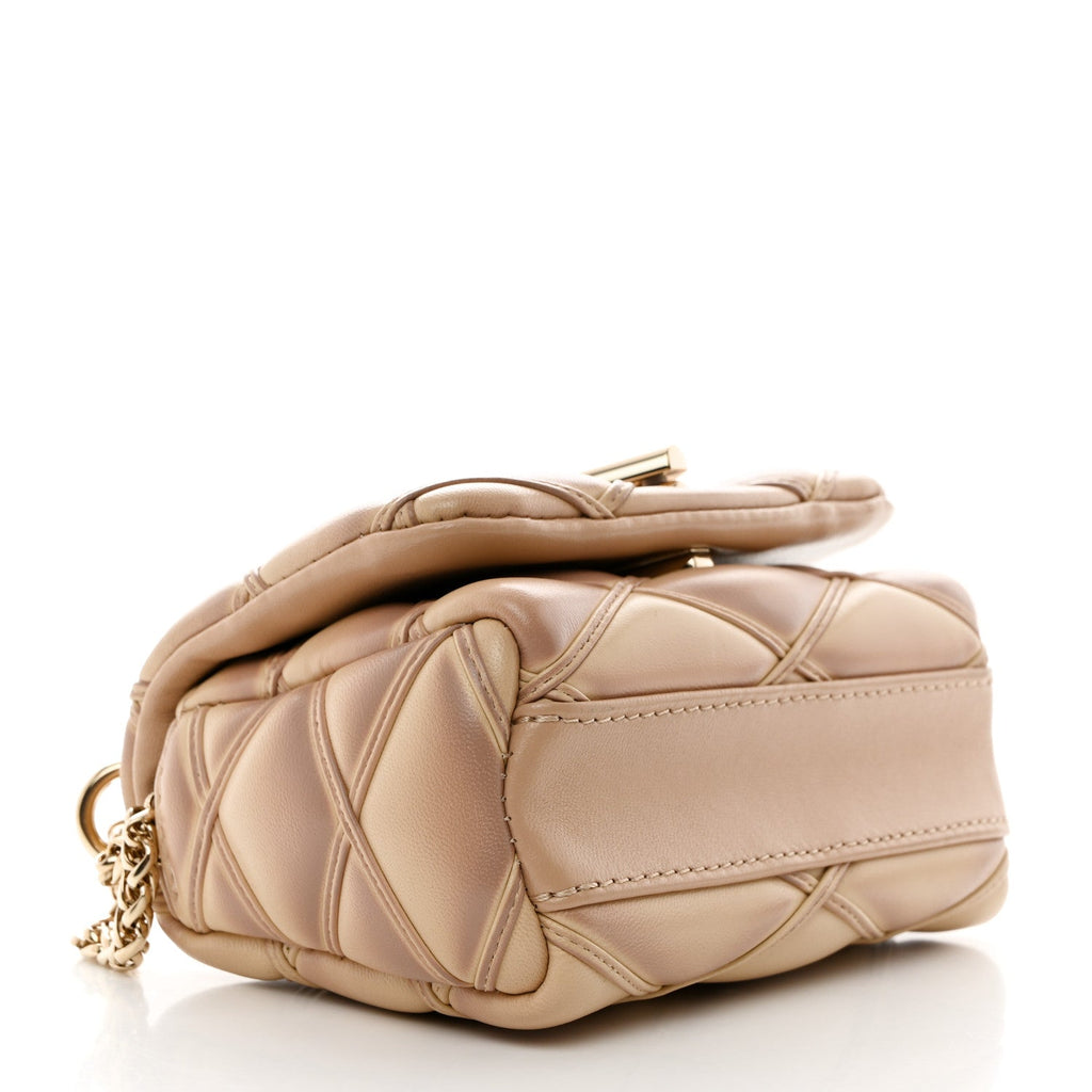 Lambskin Malletage Pico GO-14 Beige Pink