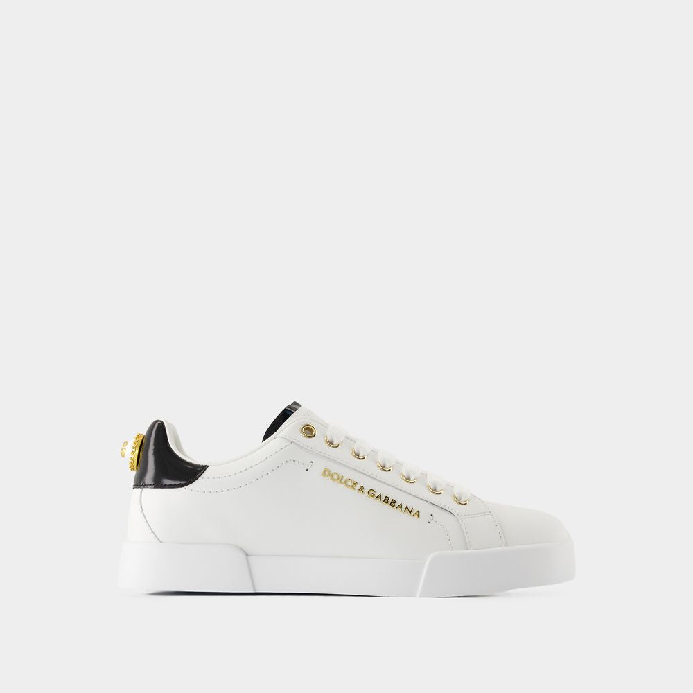 Women's Sneakers - Dolce&Gabbana - Cotton - White