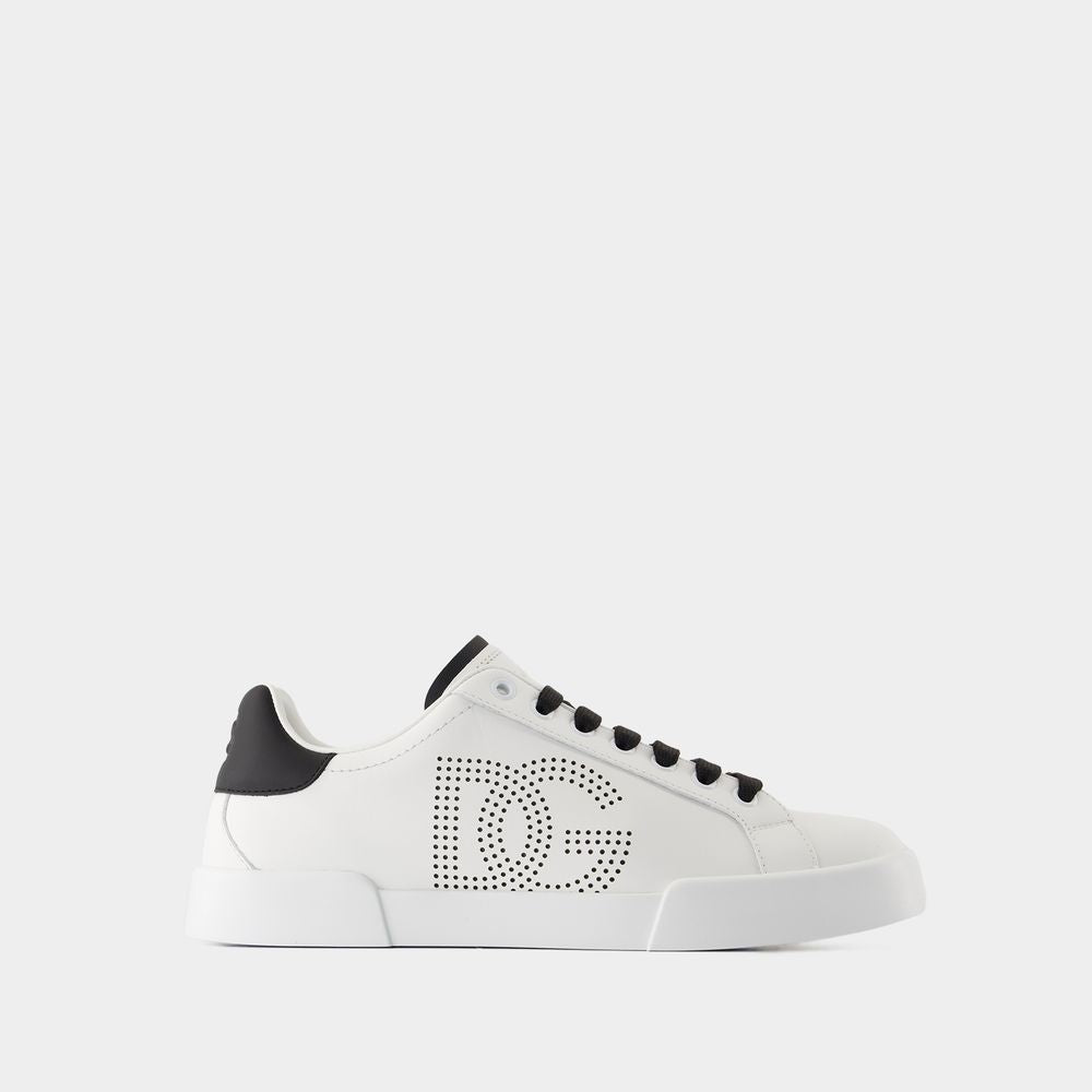 Women's Sneakers - Dolce&Gabbana - Leather - White