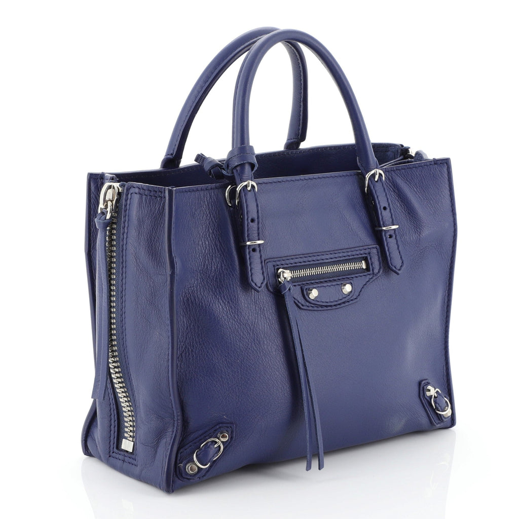 Papier A4 Zip Around Classic Studs Bag Leather Mini