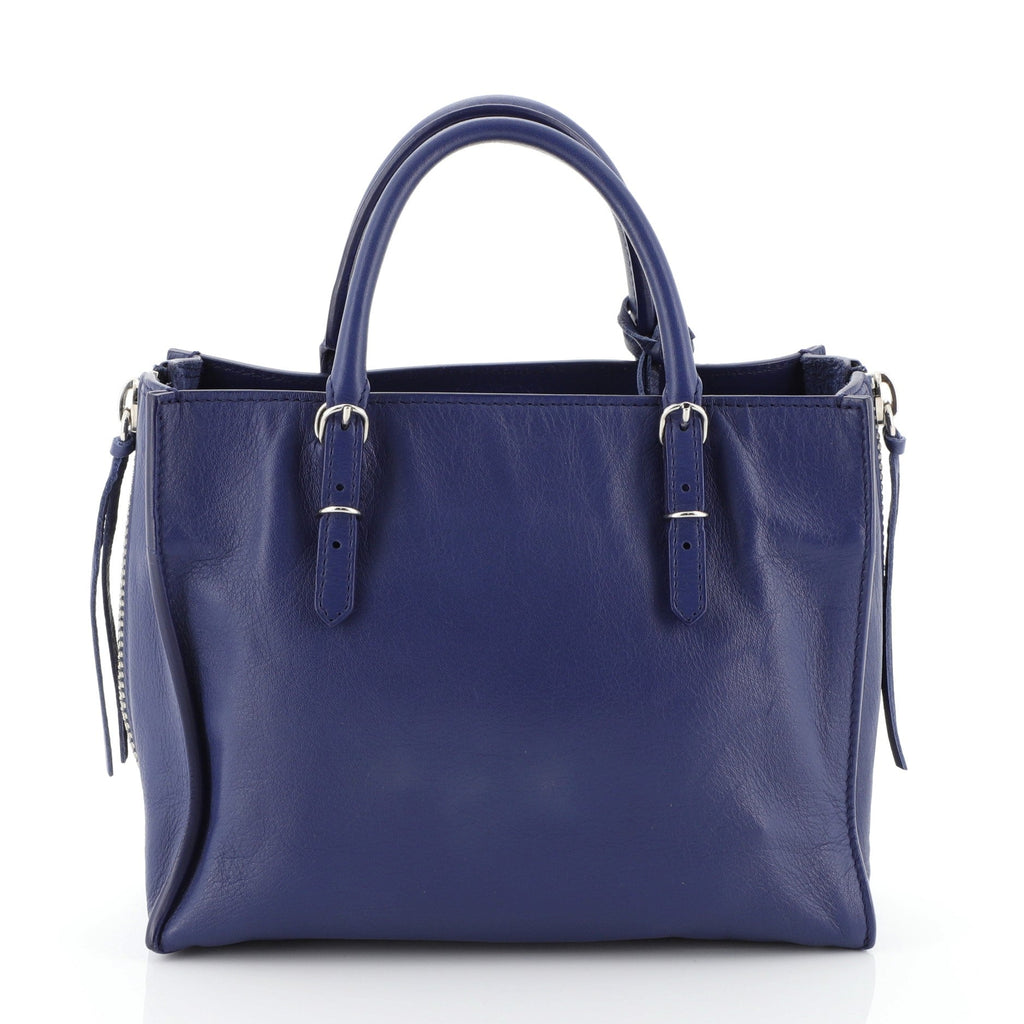 Papier A4 Zip Around Classic Studs Bag Leather Mini