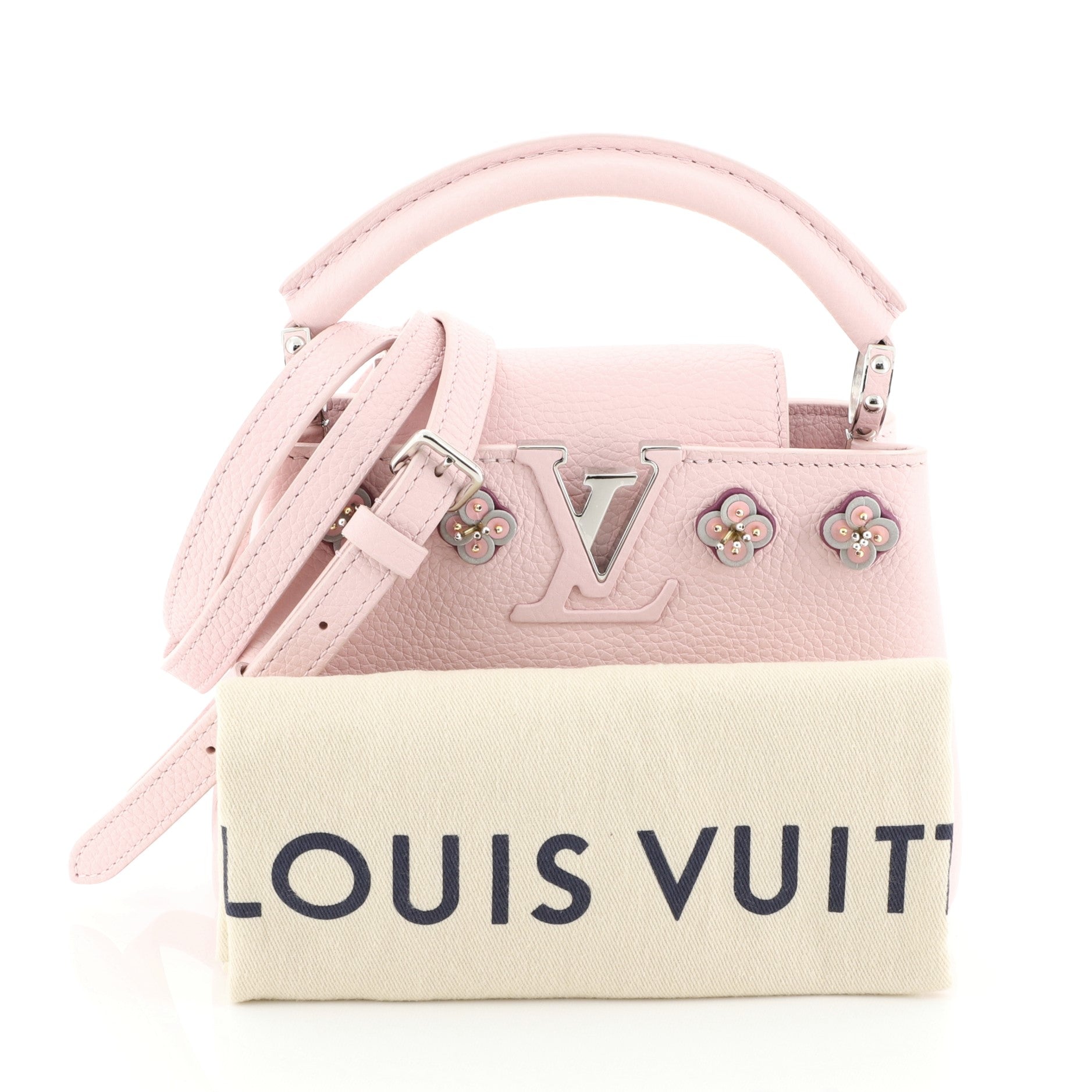 Capucines Handbag Embellished Leather Mini