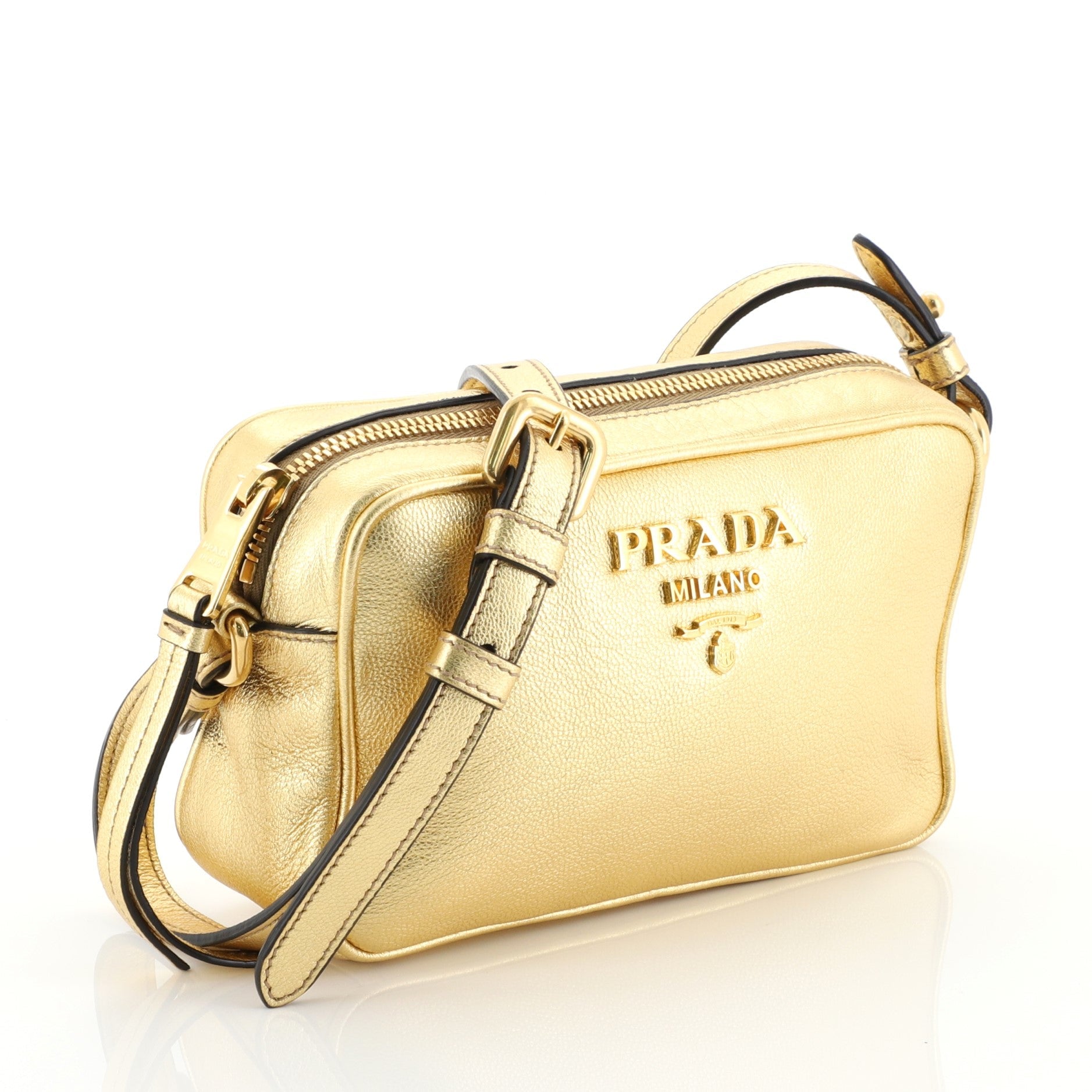 Zip Crossbody Bag Vitello Daino Mini
