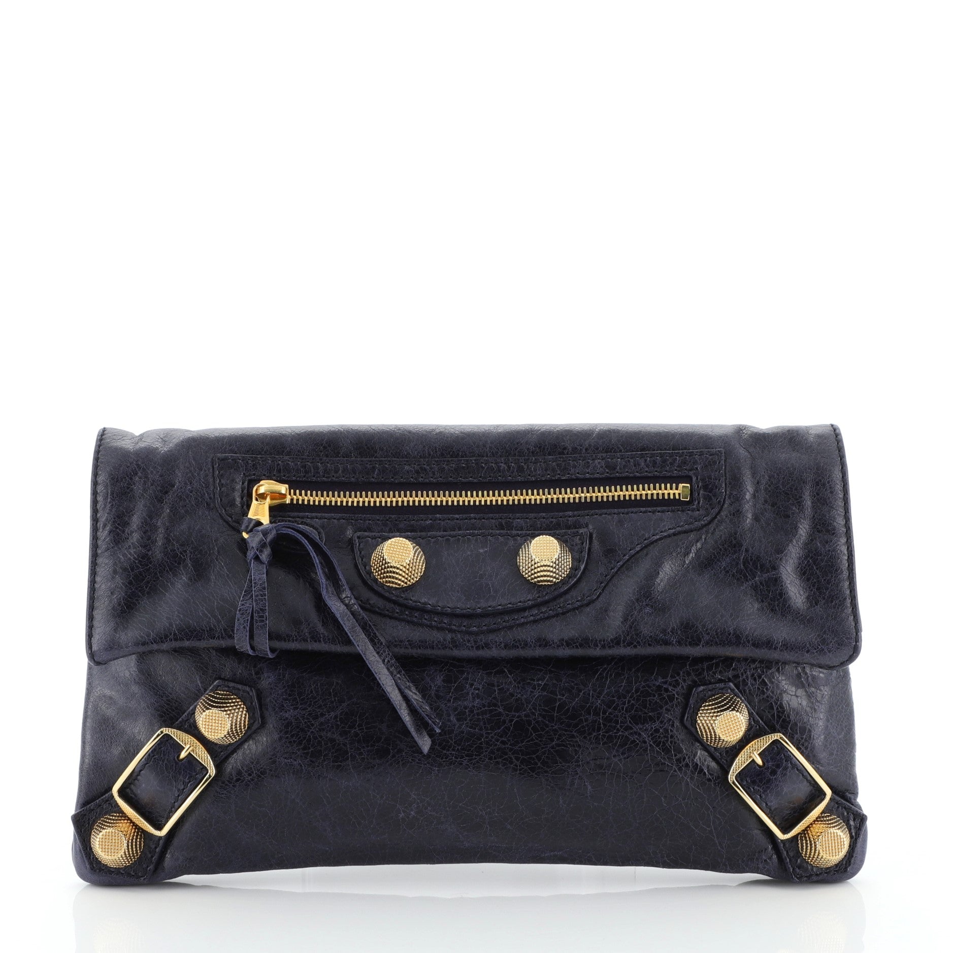 Envelope Clutch Giant Studs Leather