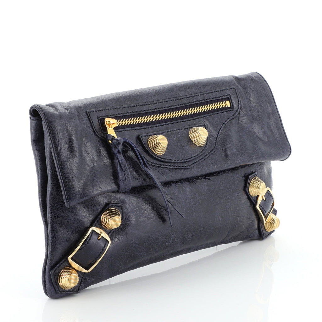 Envelope Clutch Giant Studs Leather