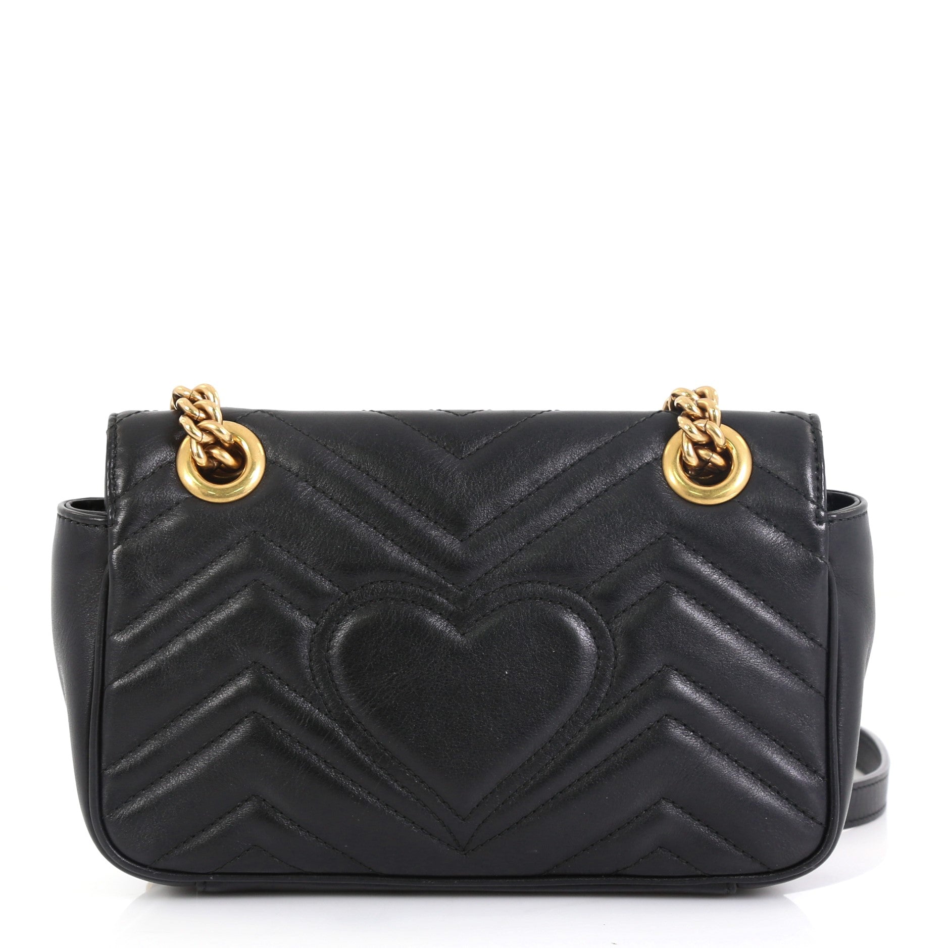GG Marmont Flap Bag Matelasse Leather Mini