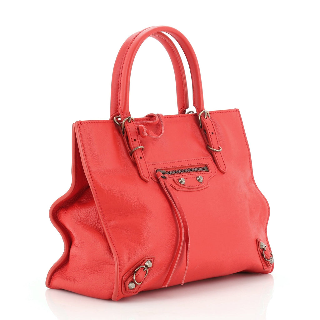 Papier A4 Classic Studs Bag Leather Mini
