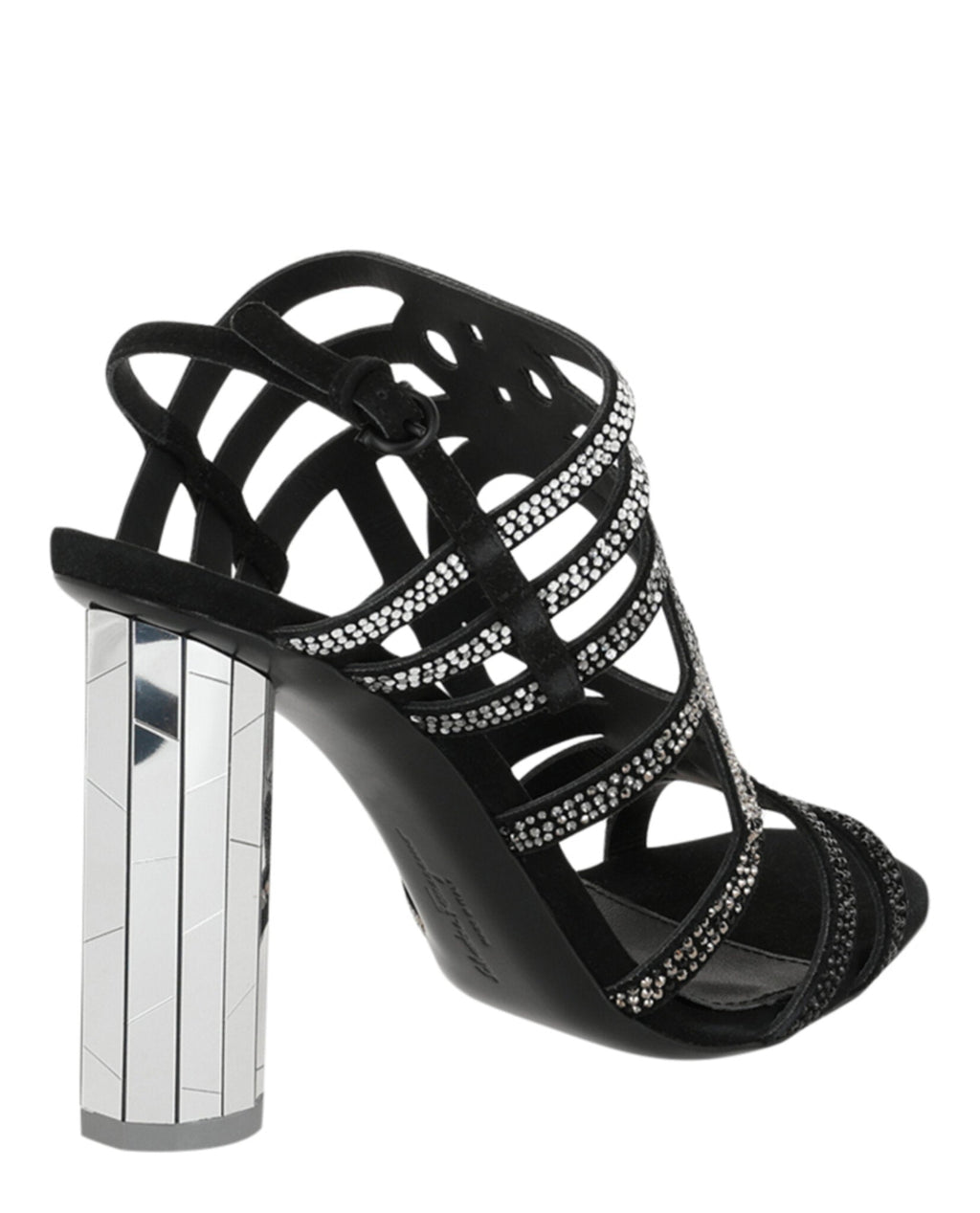 Florenza Crystal-Embellished Slingback Heel Sandals