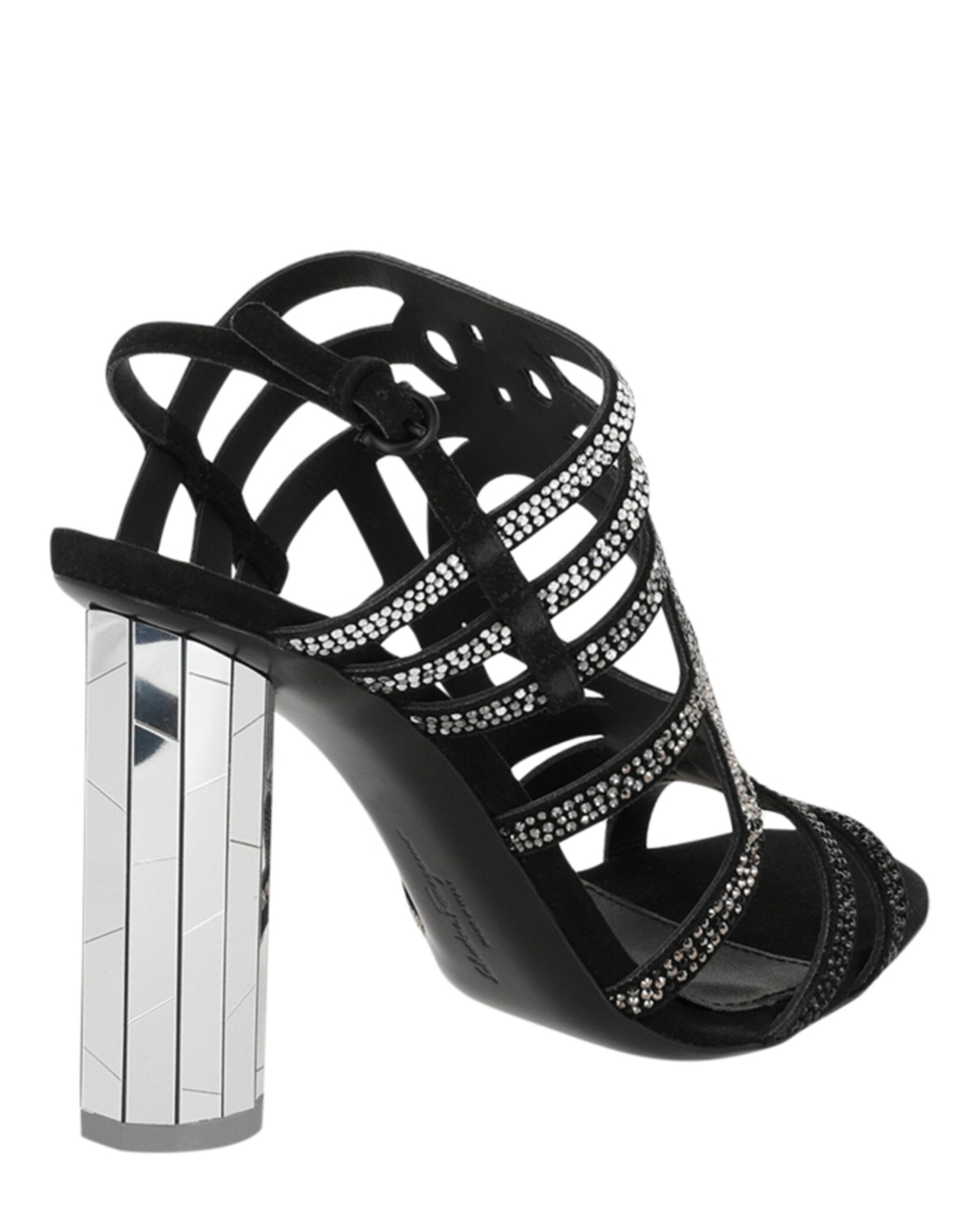 Florenza Crystal-Embellished Slingback Heel Sandals