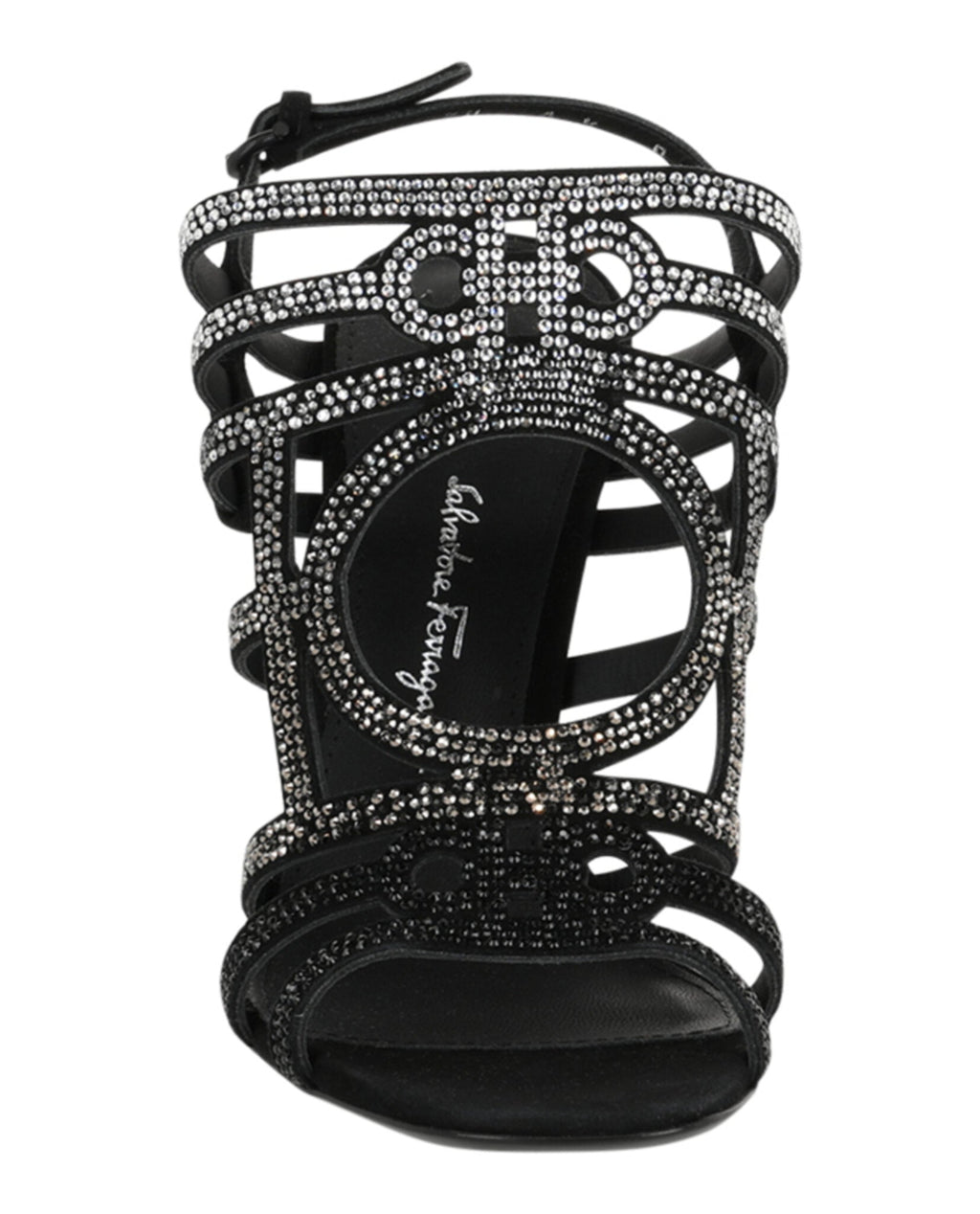 Florenza Crystal-Embellished Slingback Heel Sandals