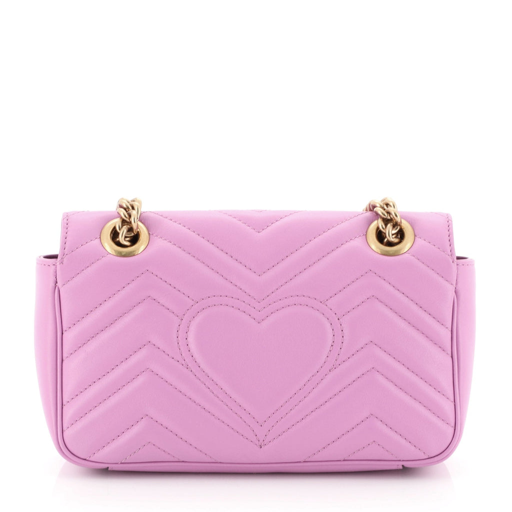 GG Marmont Flap Bag Matelasse Leather Mini