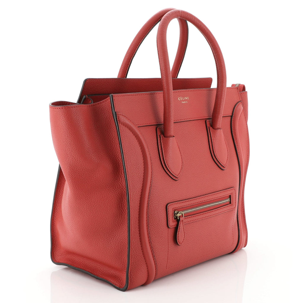 Luggage Handbag Grainy Leather Mini