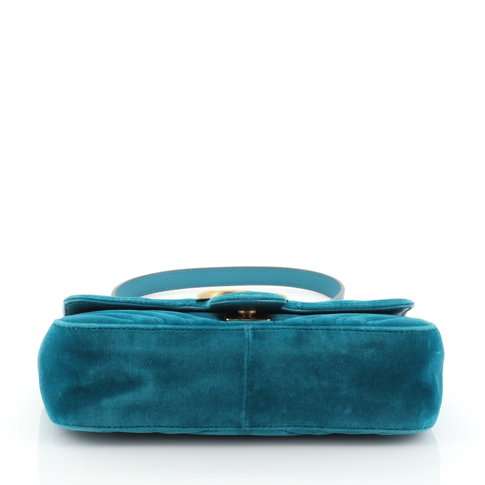 GG Marmont Flap Bag Matelasse Velvet Mini