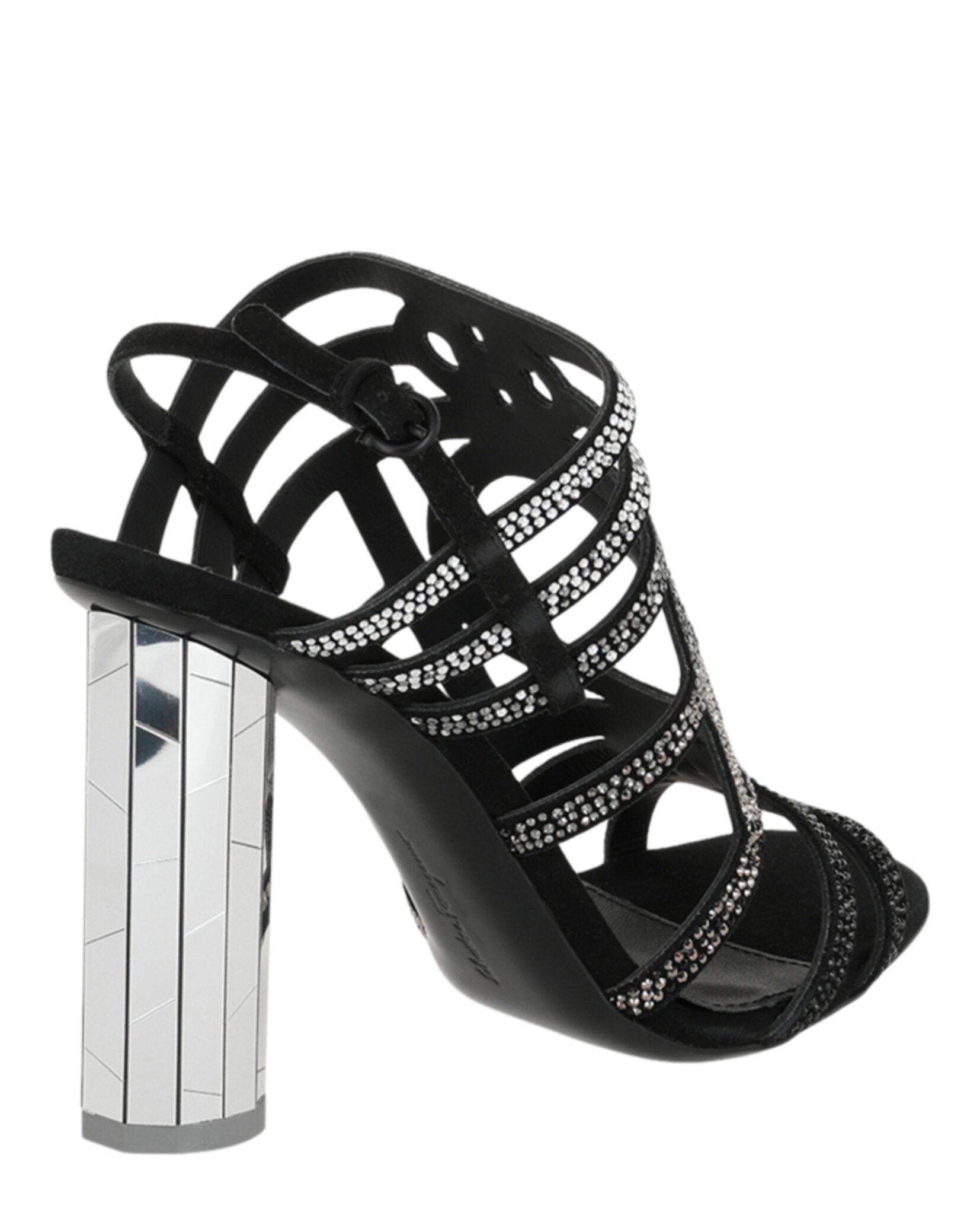 Florenza Crystal-Embellished Slingback Heel Sandals