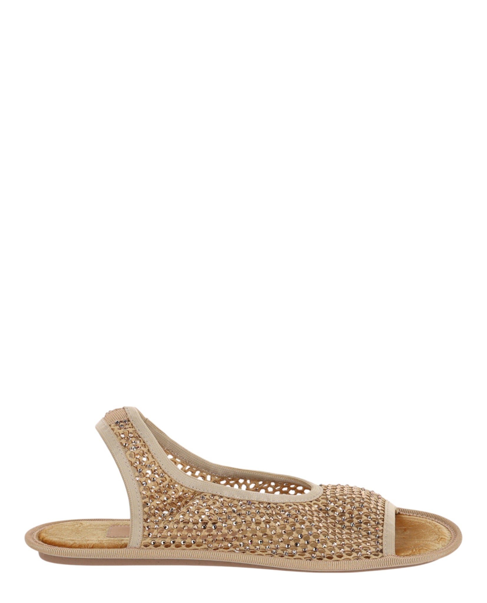 Anio Crystal Embellished Slingback Sandals