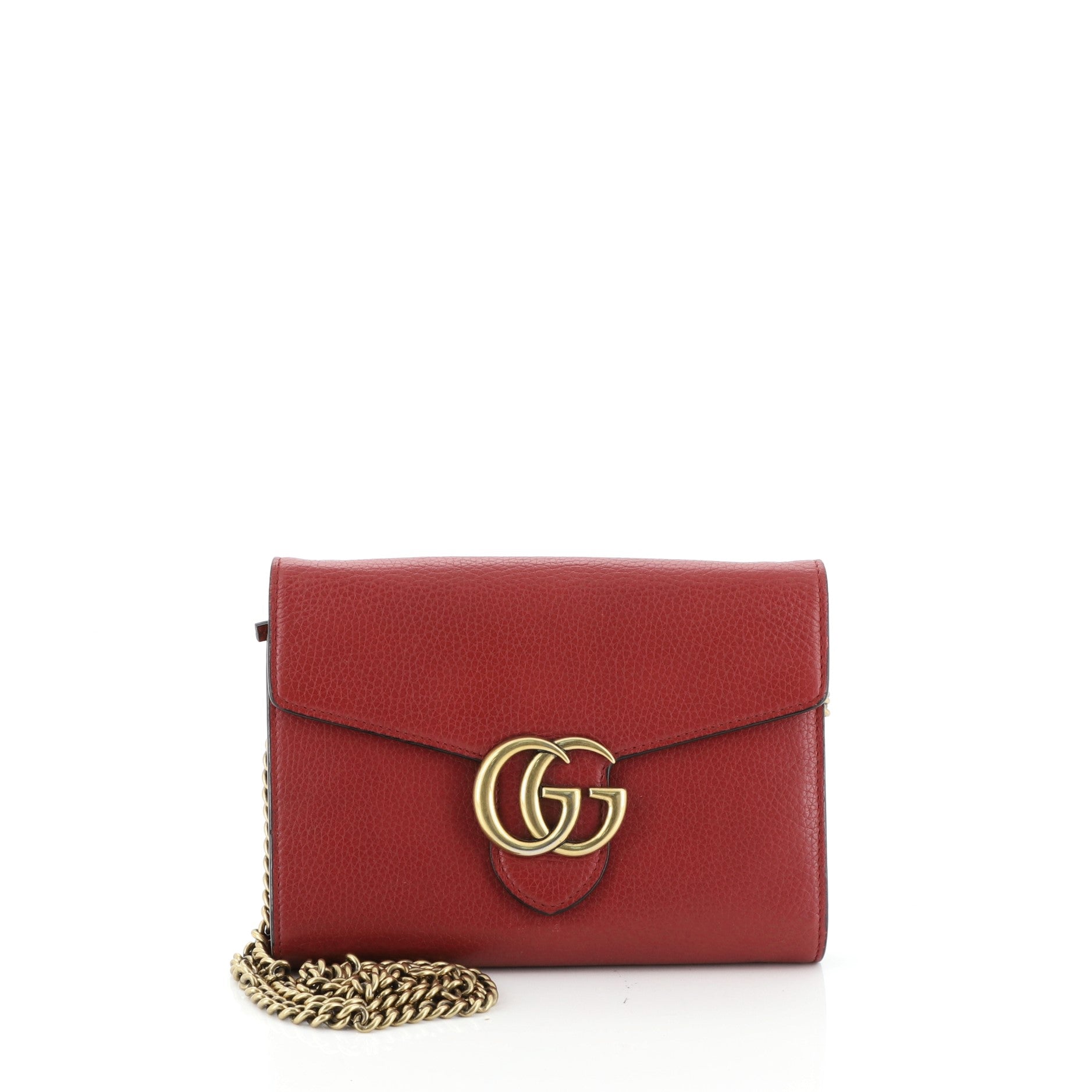 GG Marmont Chain Wallet Leather Mini