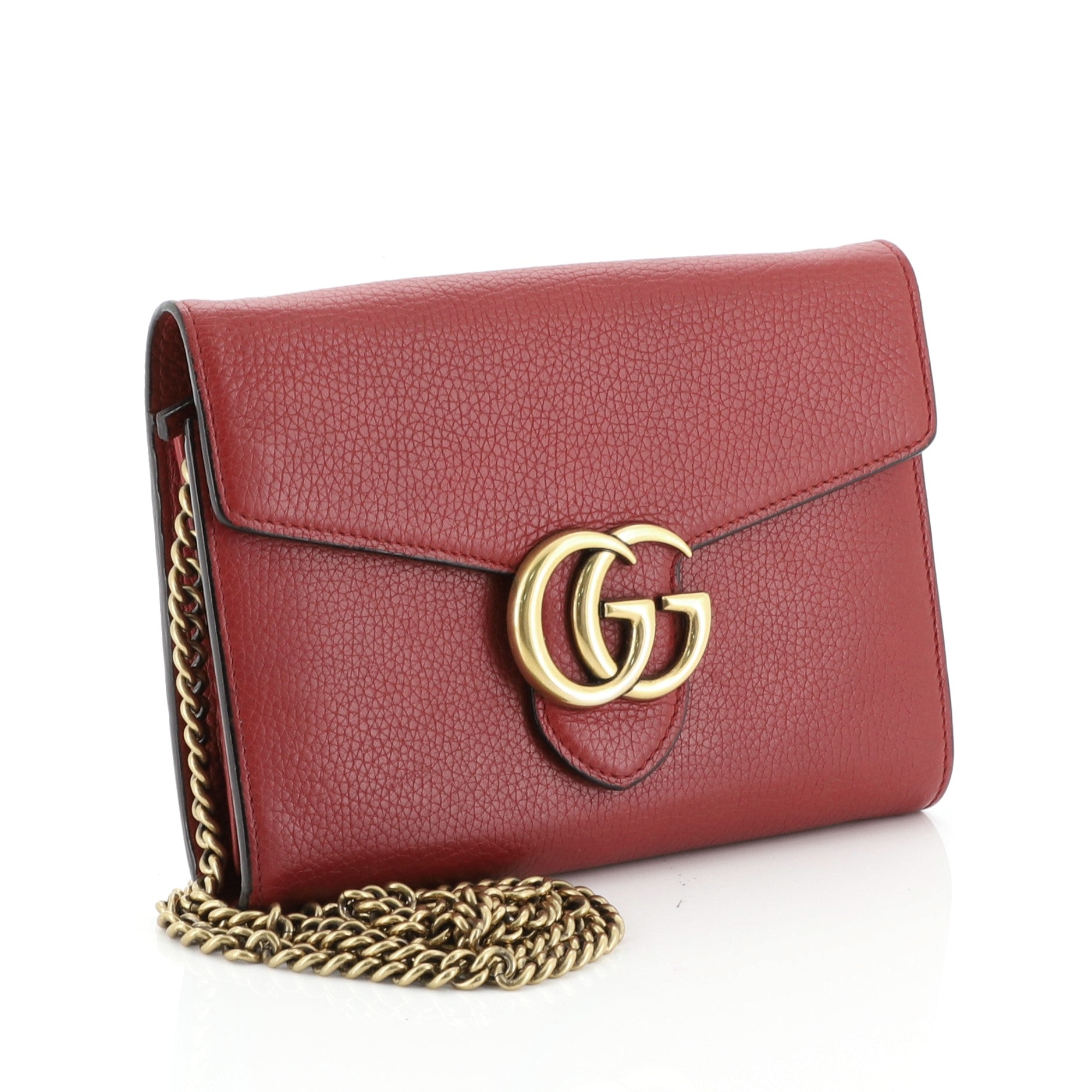 GG Marmont Chain Wallet Leather Mini