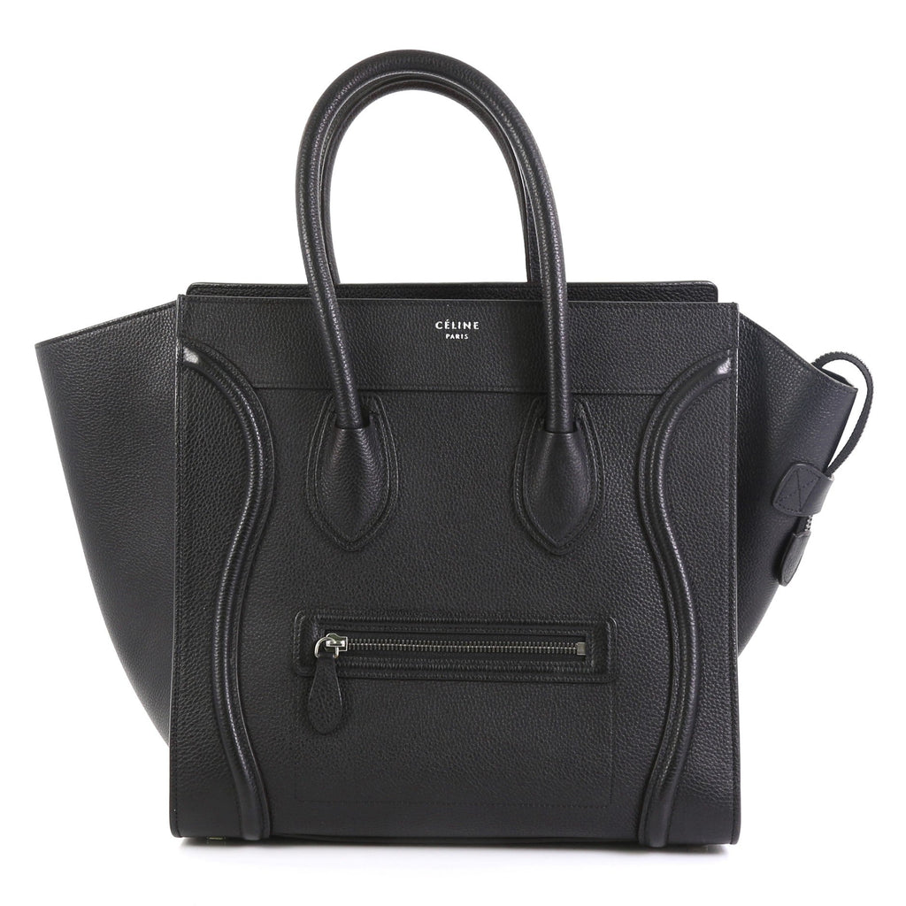 Luggage Handbag Grainy Leather Mini