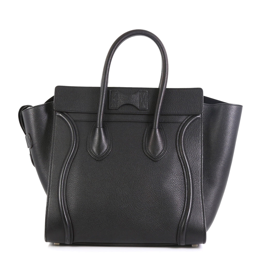 Luggage Handbag Grainy Leather Mini