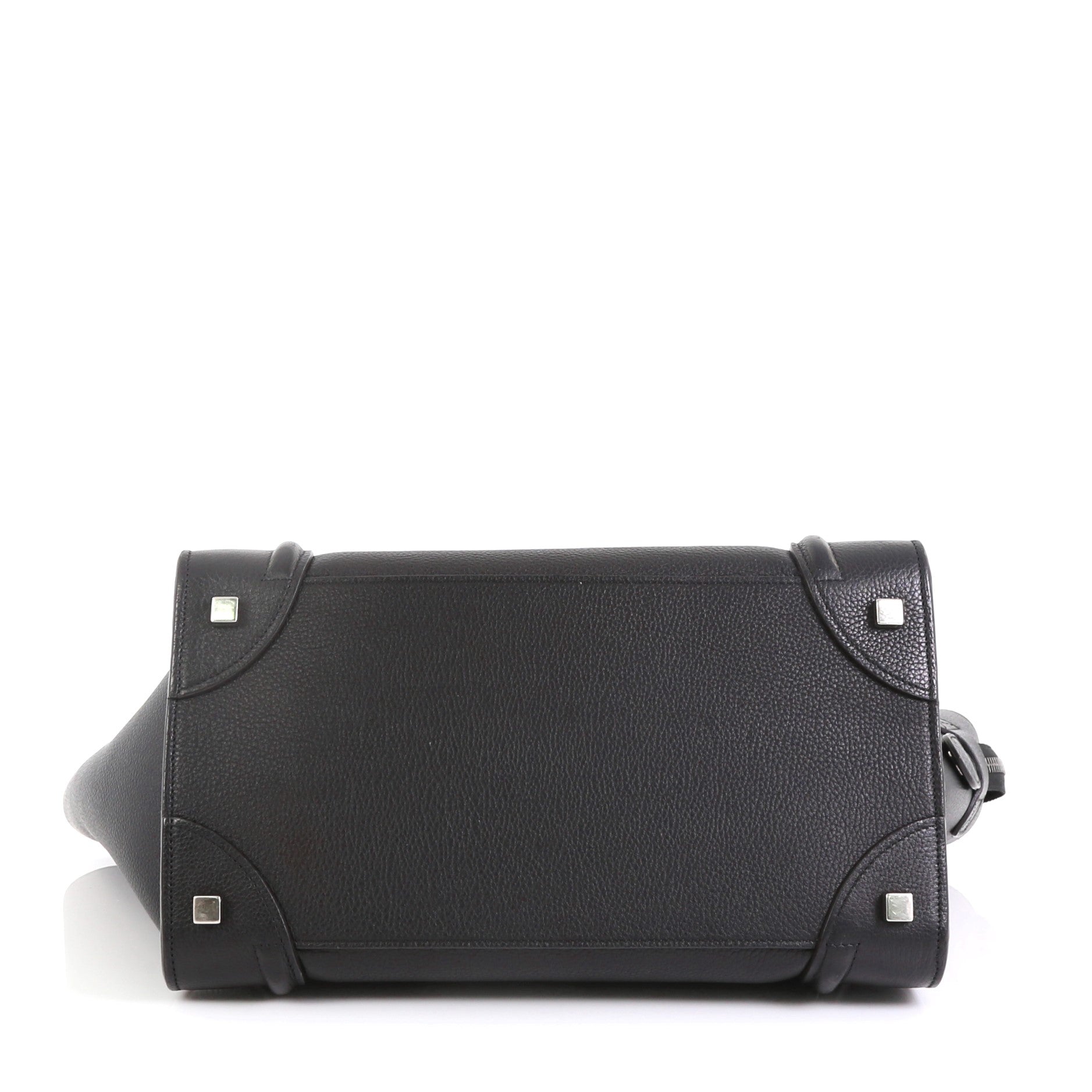 Luggage Handbag Grainy Leather Mini