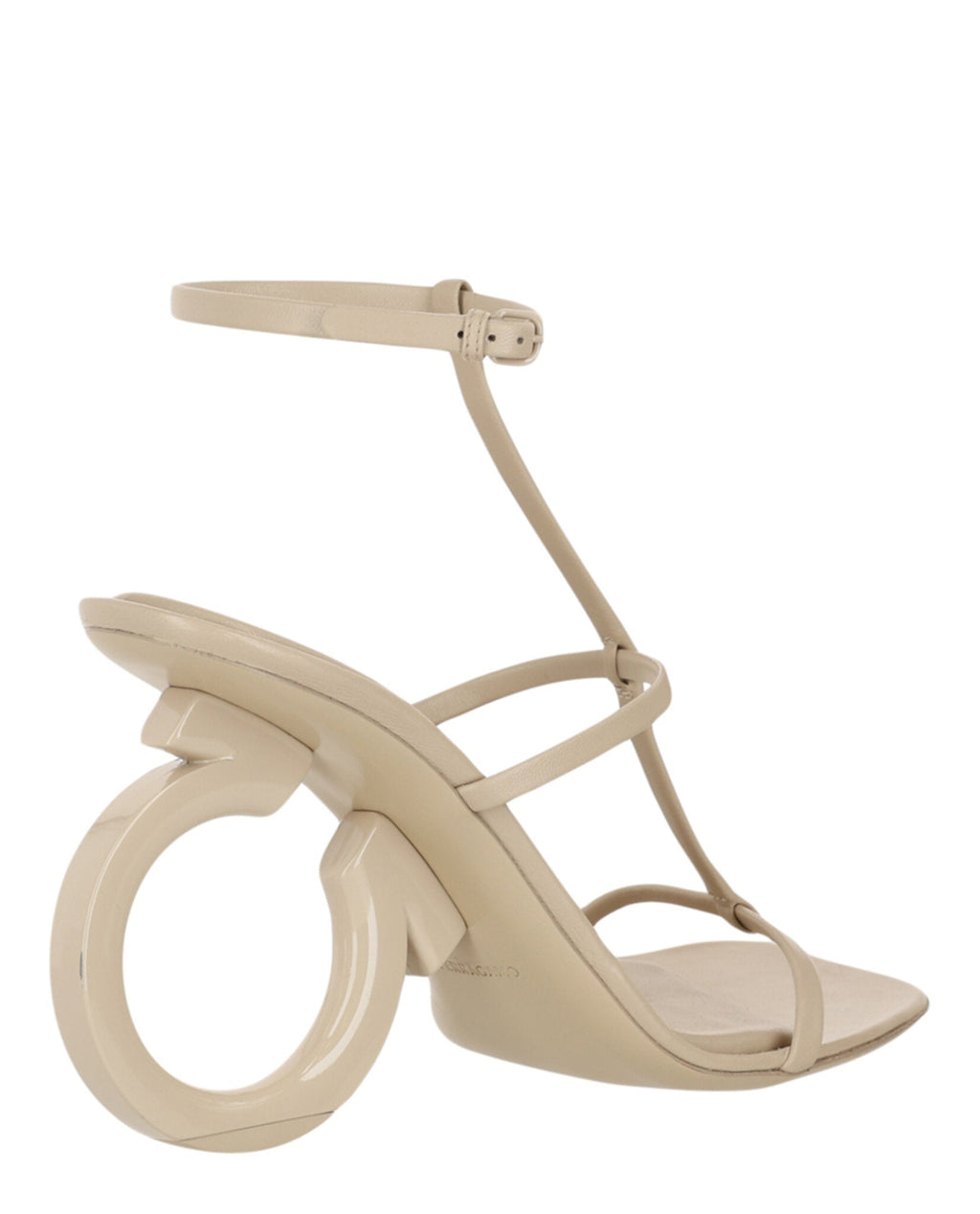 Elina X5 Gancini Logo Heels