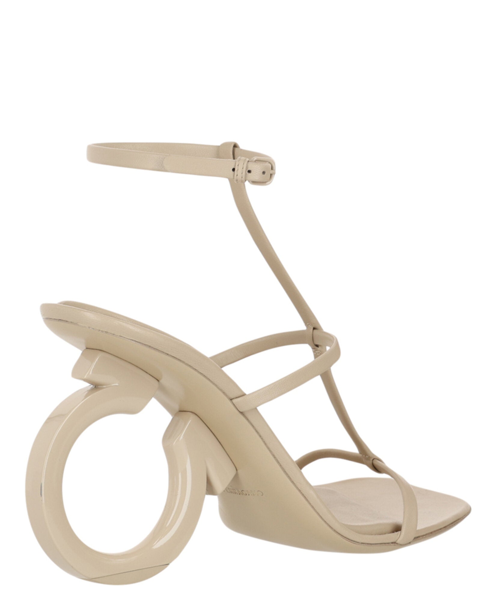 Elina X5 Gancini Logo Heels