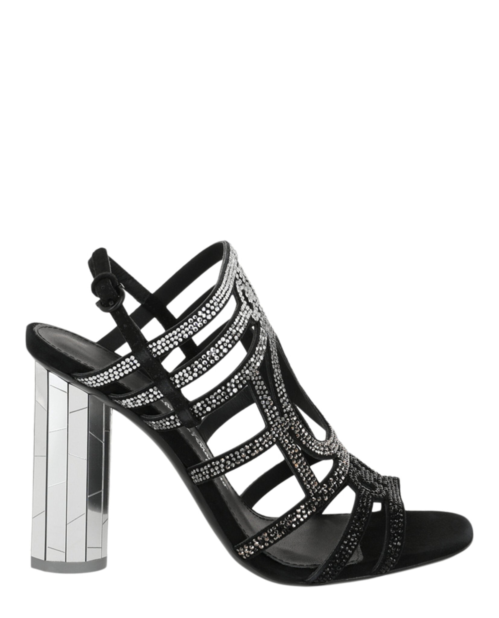 Florenza Crystal-Embellished Slingback Heel Sandals