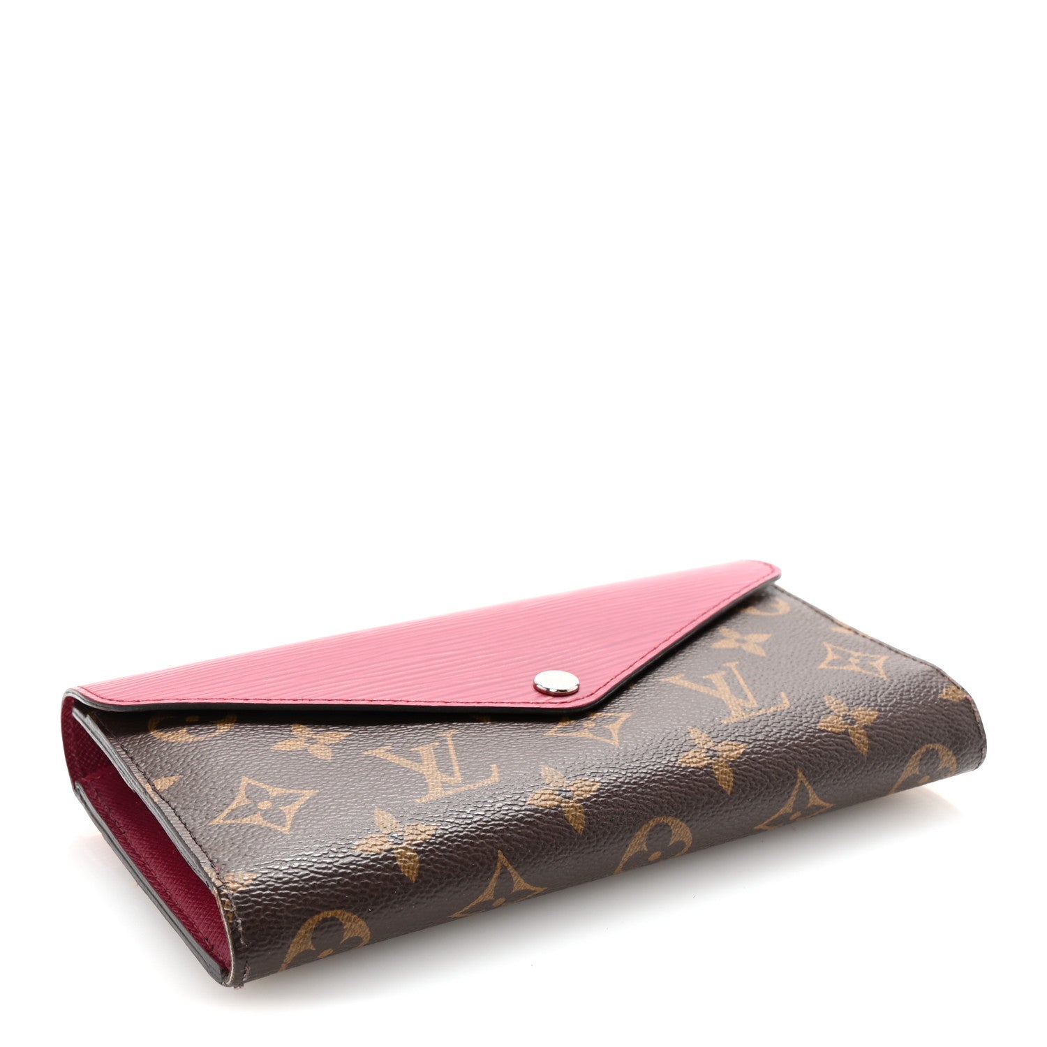 Monogram Epi Marie-Lou Long Wallet Fuchsia