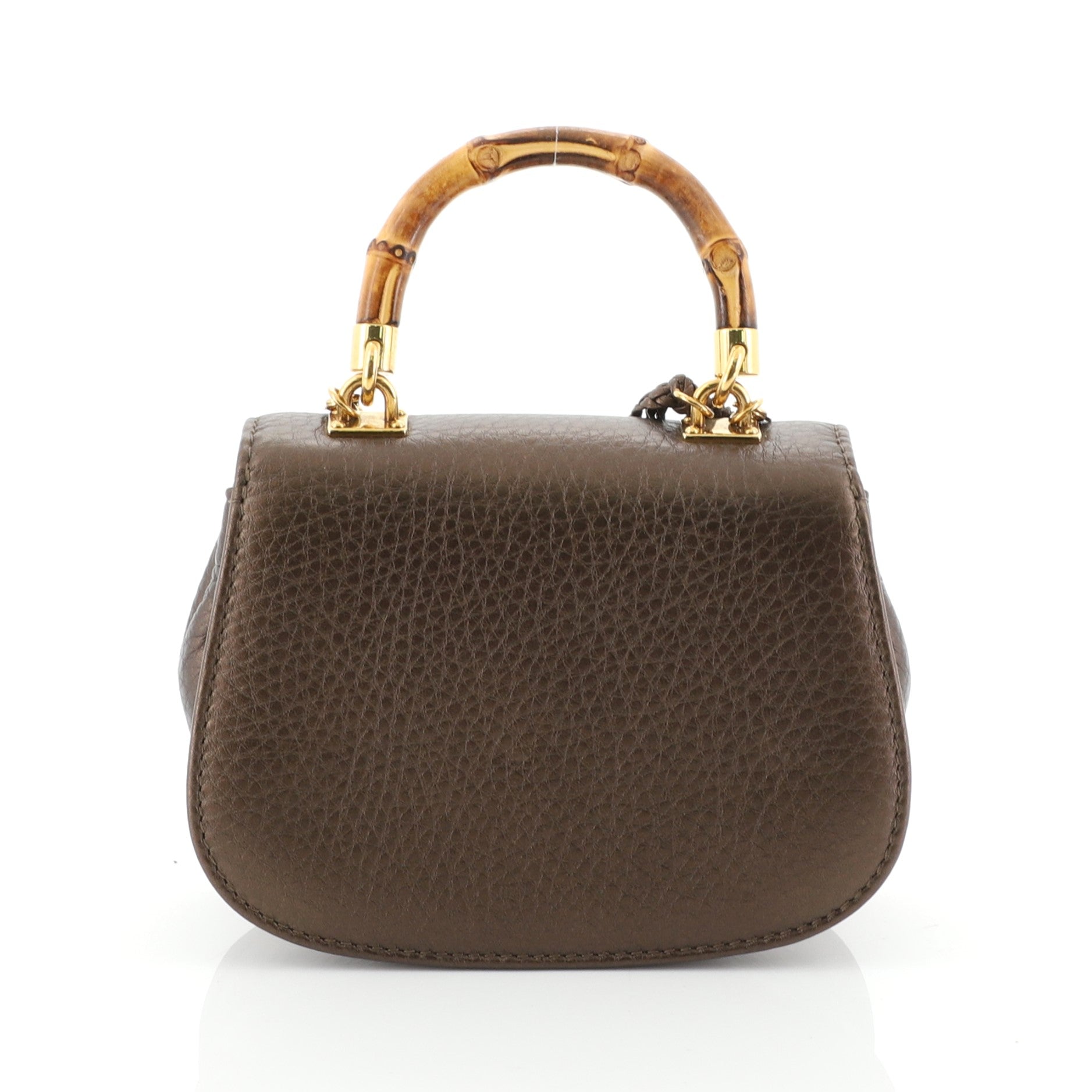 Bamboo Night Handbag Leather Mini