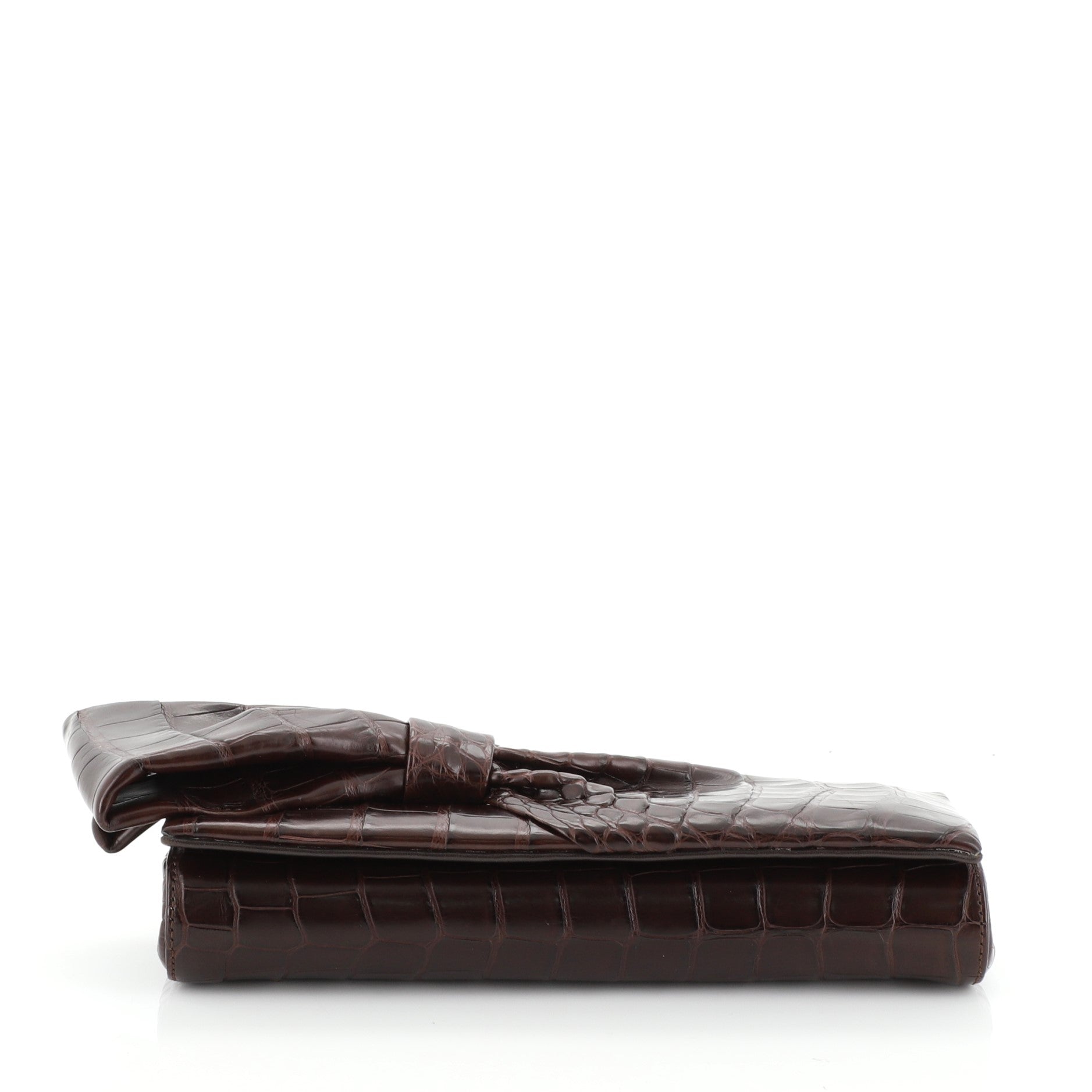 Aionoeud Bow Clutch Crocodile