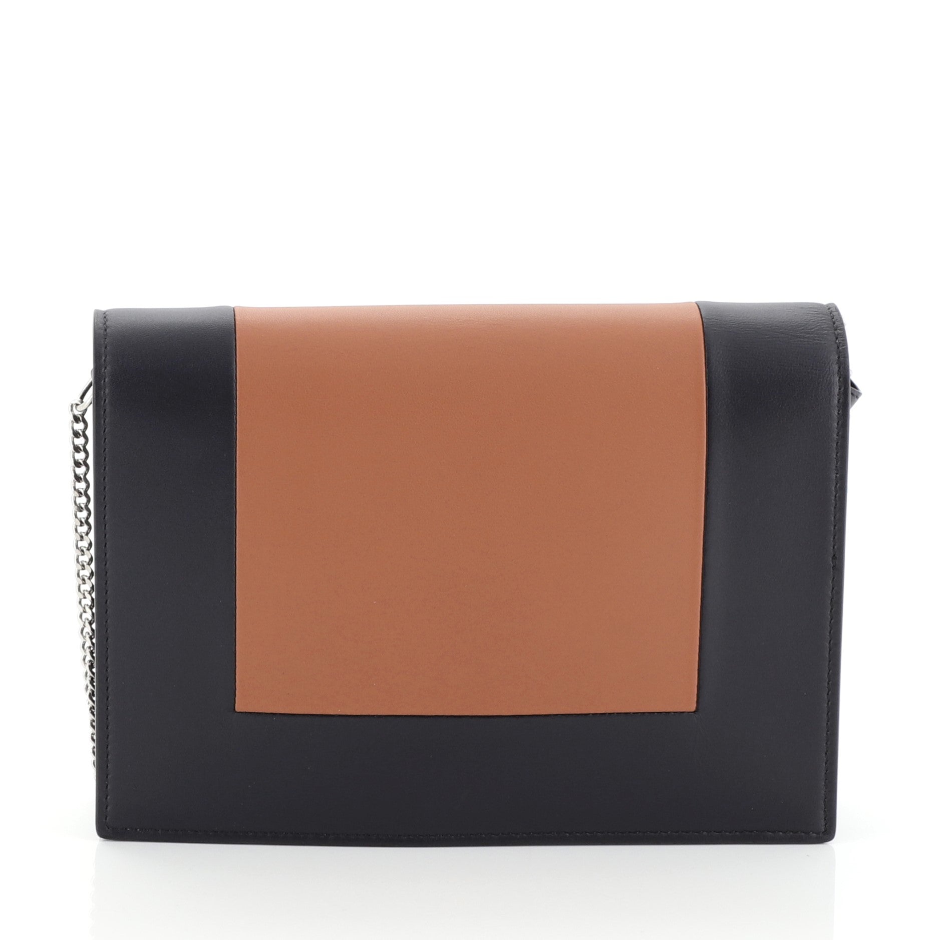 Frame Evening Clutch on Chain Leather