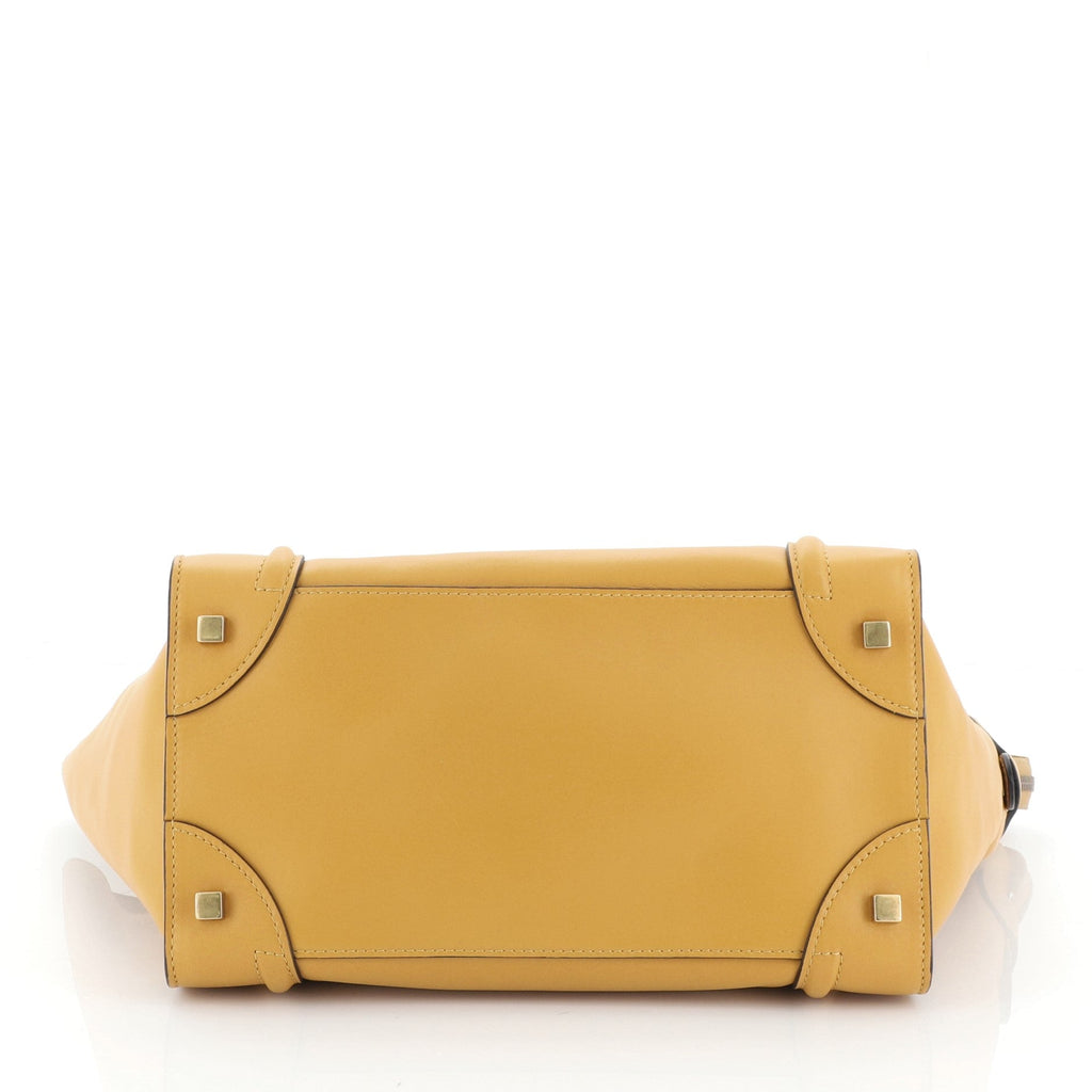 Luggage Handbag Smooth Leather Mini