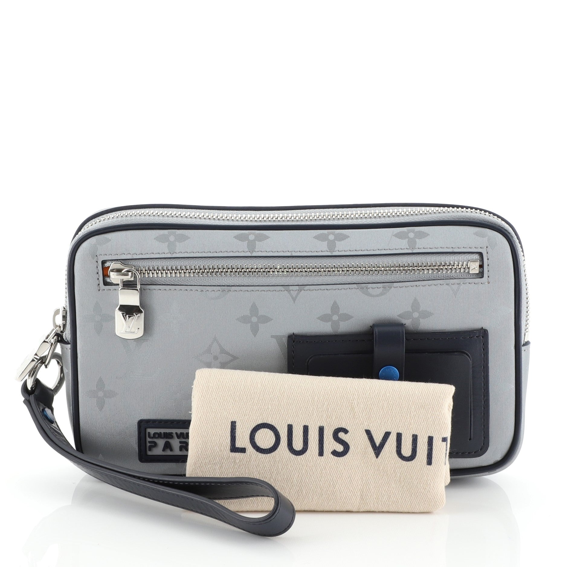Alpha Clutch Limited Edition Monogram Satellite Canvas