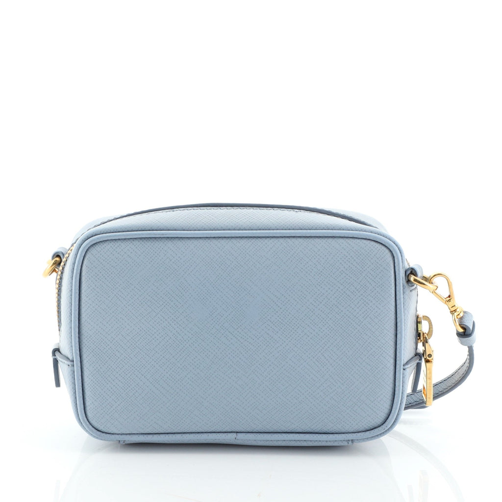 Zip Crossbody Bag Saffiano Leather Mini