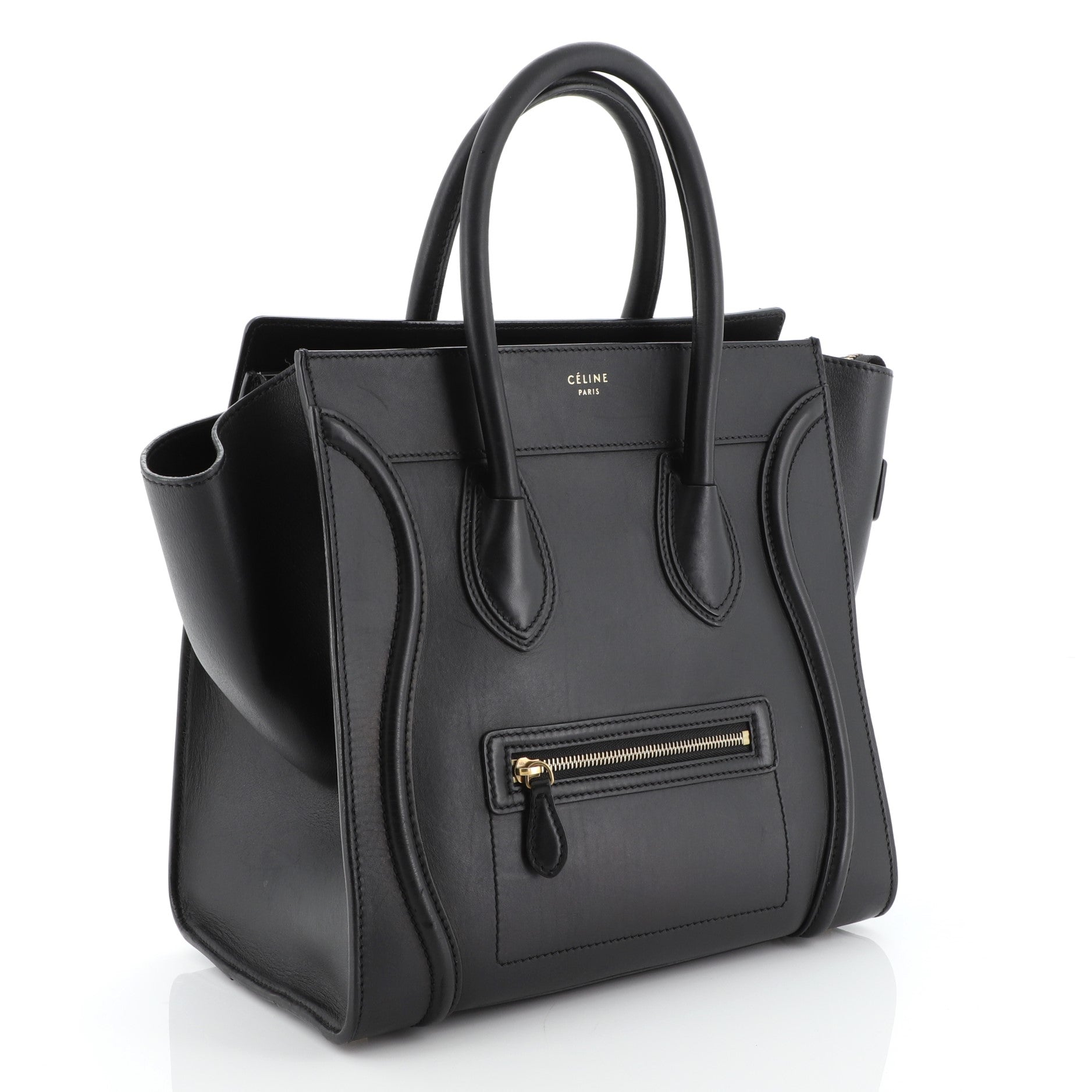 Luggage Handbag Smooth Leather Mini