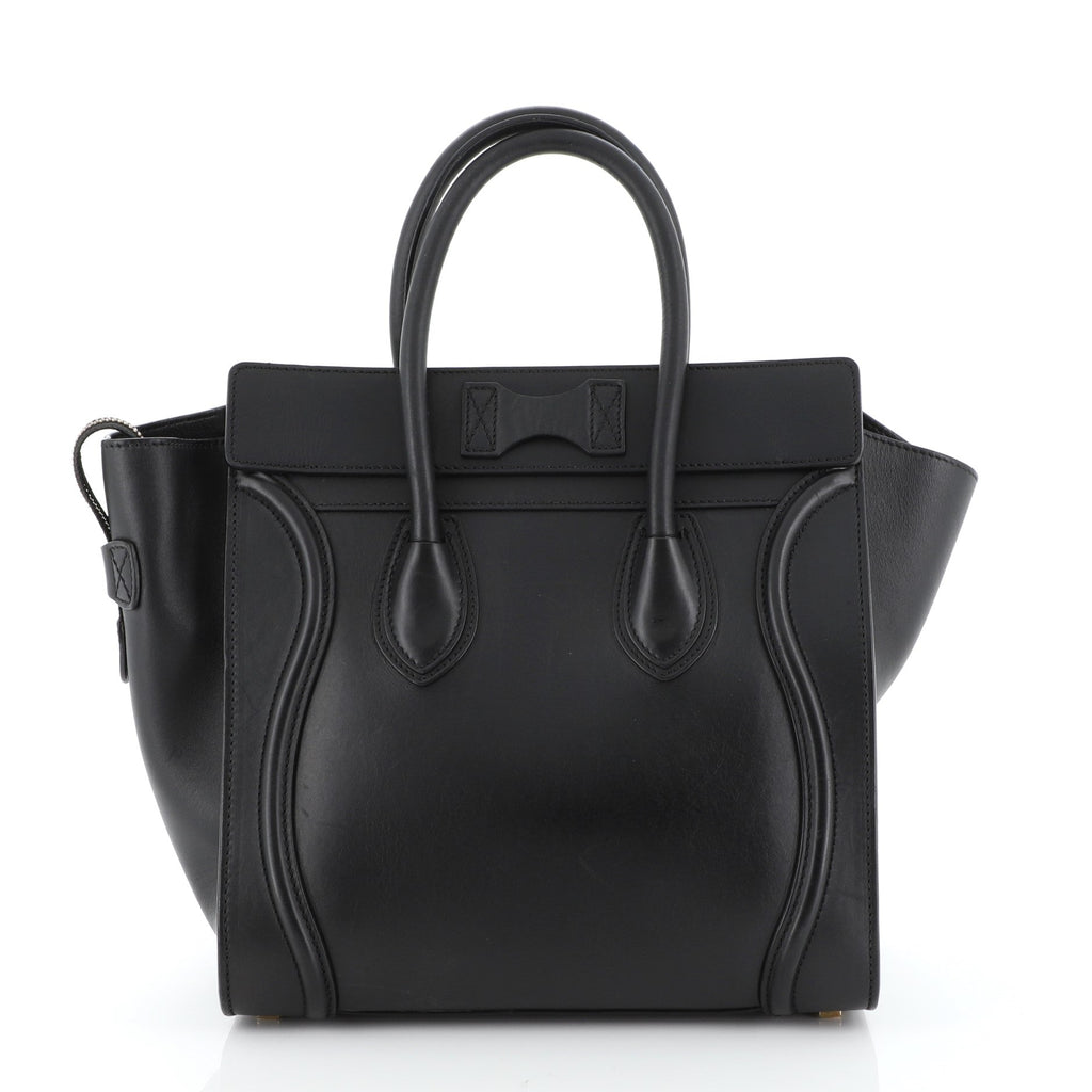 Luggage Handbag Smooth Leather Mini
