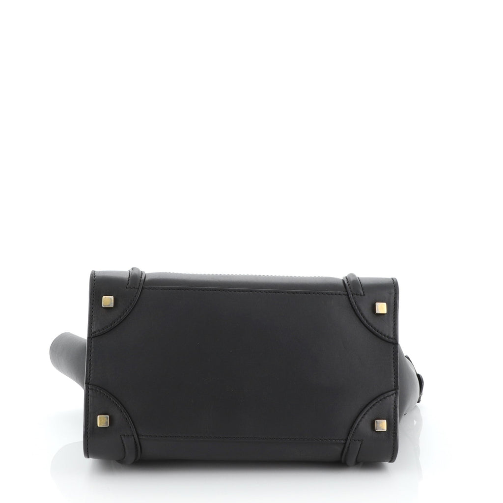 Luggage Handbag Smooth Leather Mini