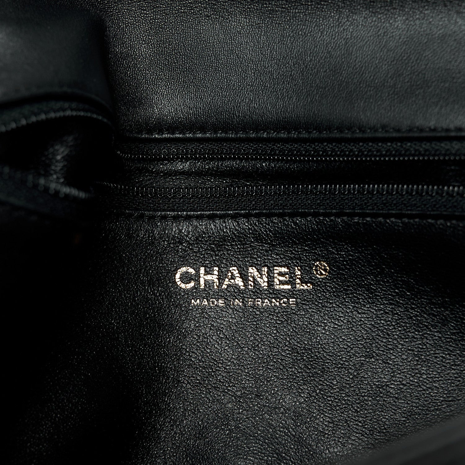 Lambskin Quilted Flap Clutch Black