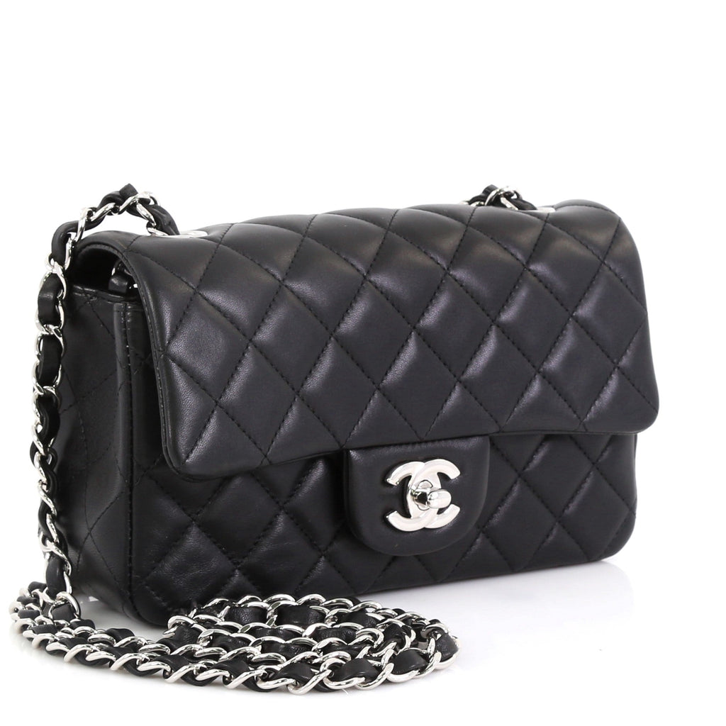 Classic Single Flap Bag Quilted Lambskin Mini