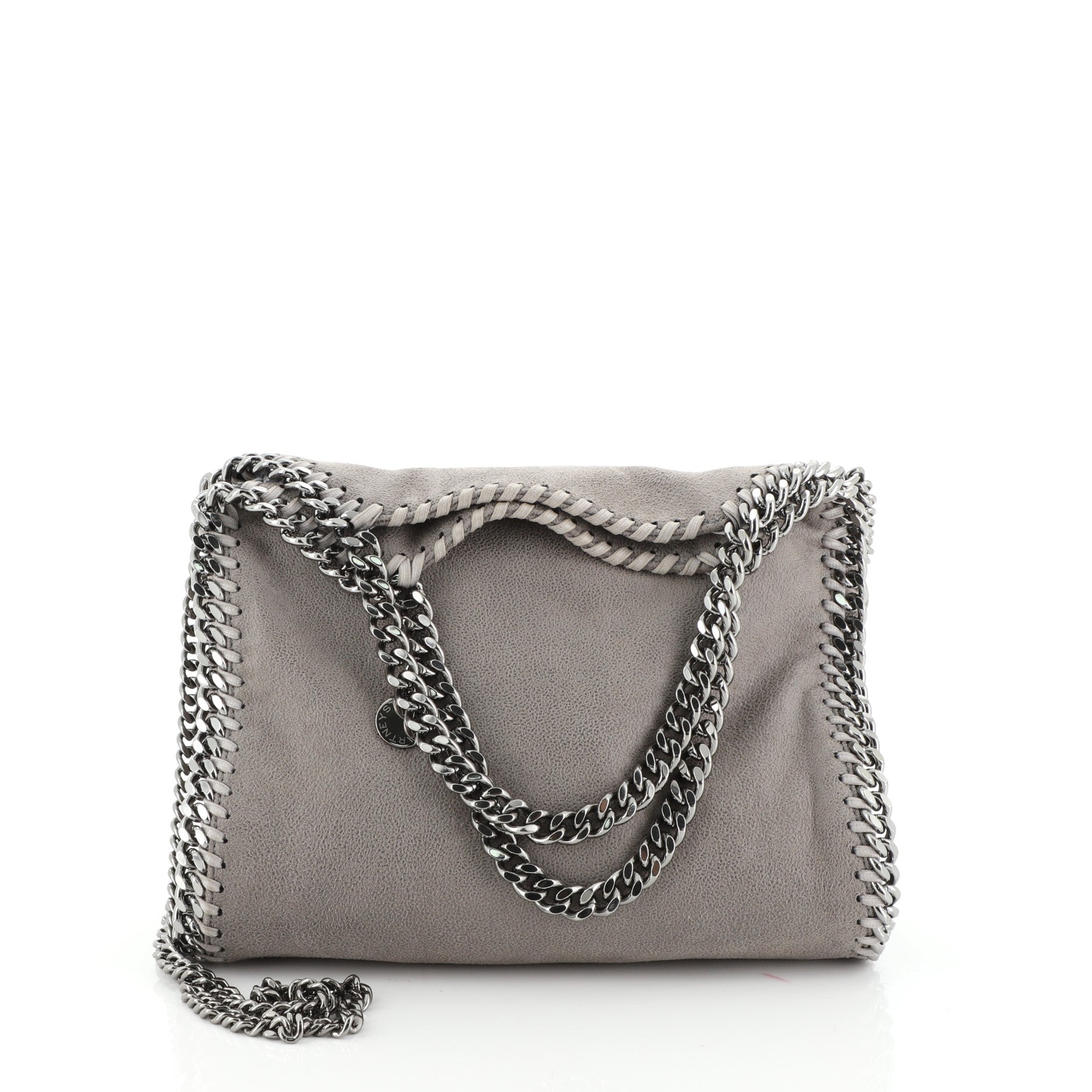 Falabella Fold Over Crossbody Bag Shaggy Deer Mini