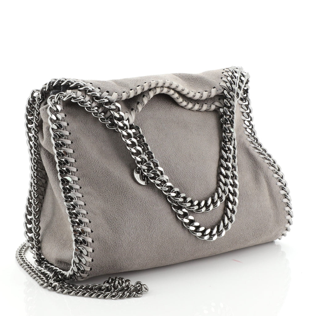 Falabella Fold Over Crossbody Bag Shaggy Deer Mini